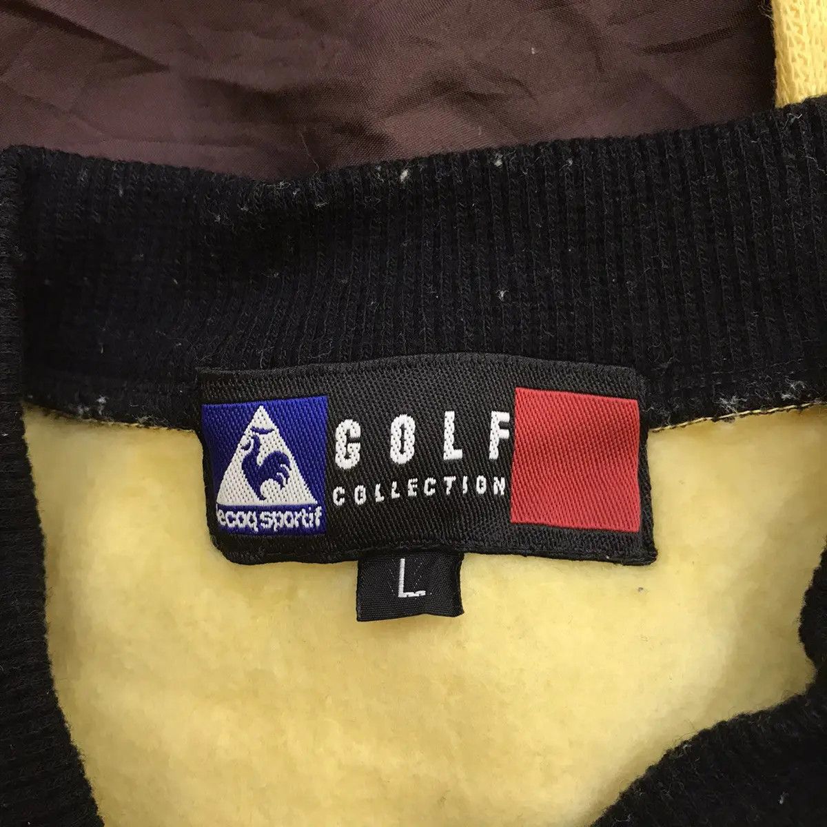 Le Coq Sportif × Vintage Vintage LE COQ SPORTIF Golf Collection France Sweatshirt Size US L / EU 52-54 / 3 - 6 Thumbnail