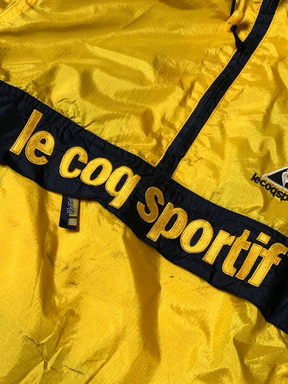 Le Coq Sportif × Vintage Vintage Le Coq Sportif Nylon Zip Jacket Size US M / EU 48-50 / 2 - 18 Thumbnail