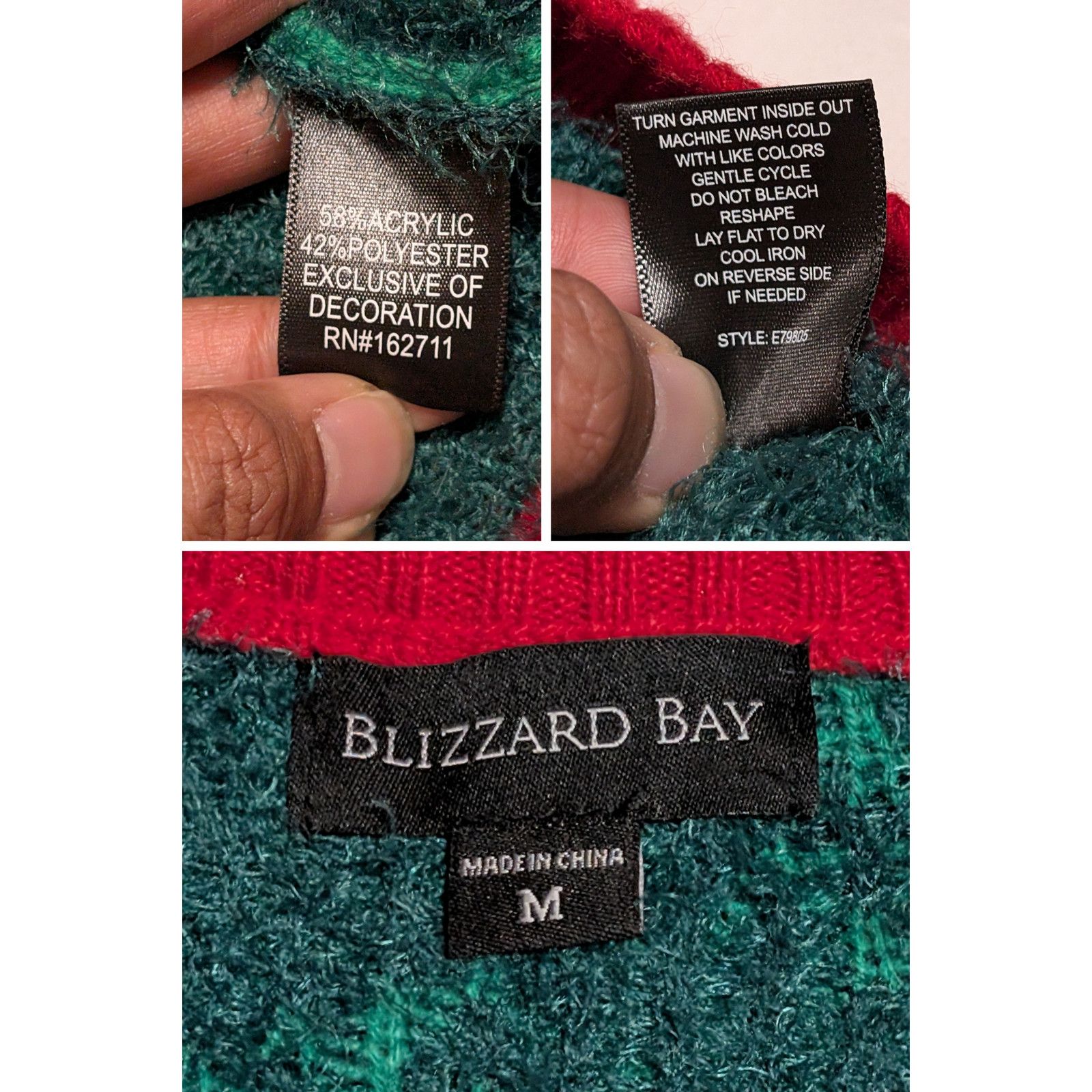 Unknown London Blizzard Bay Crazy Cat Lovers Ugly Holiday Christmas Sweater Size US M / EU 48-50 / 2 - 7 Thumbnail