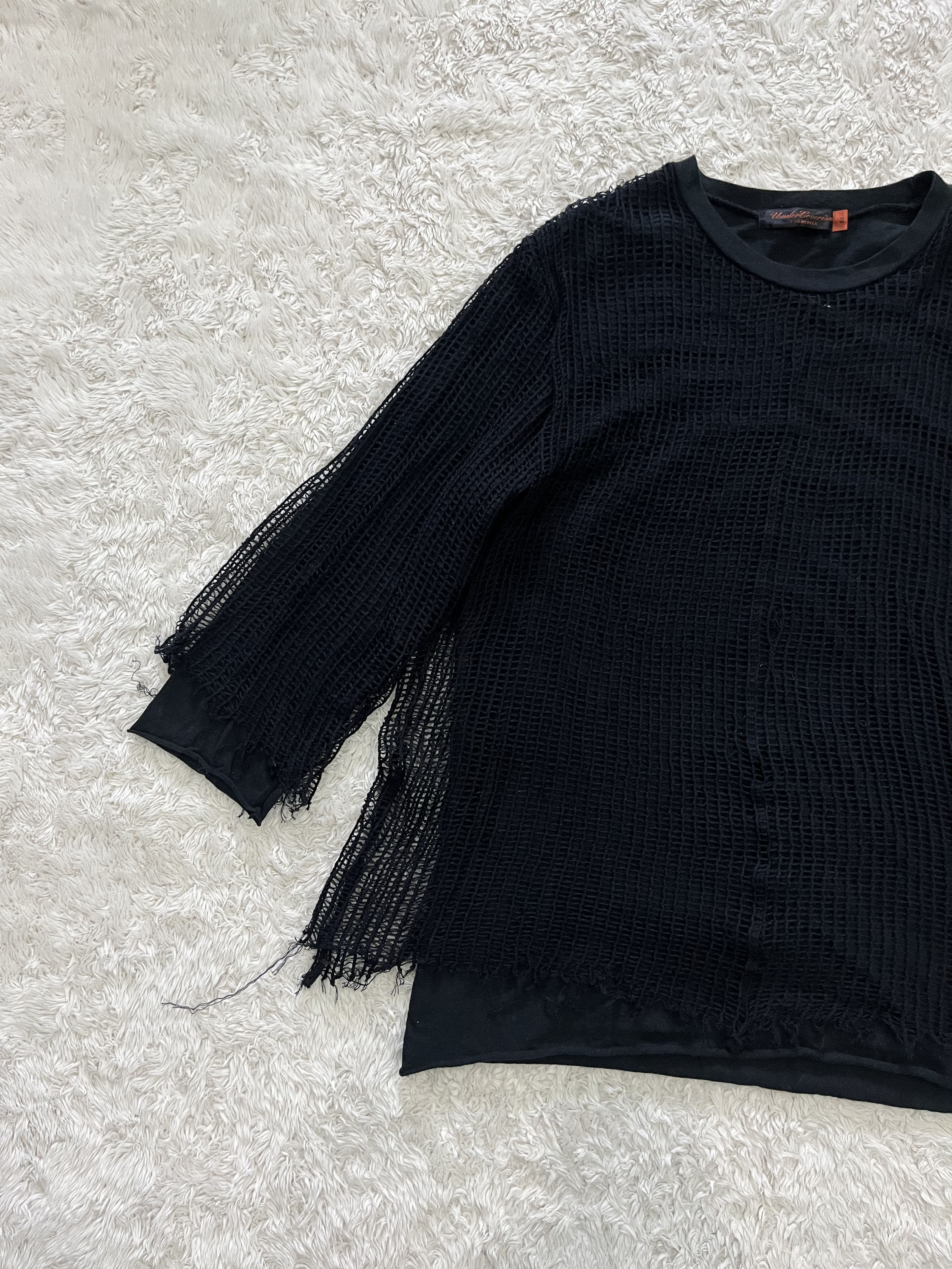 Undercover AW06 - 07 undercover mesh double layered shirt Size US M / EU 48-50 / 2 - 2 Thumbnail