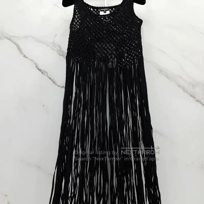 Chanel Chanel Black Wool Women's Midi Dress . Size S / US 4 / IT 40 - 3 Thumbnail