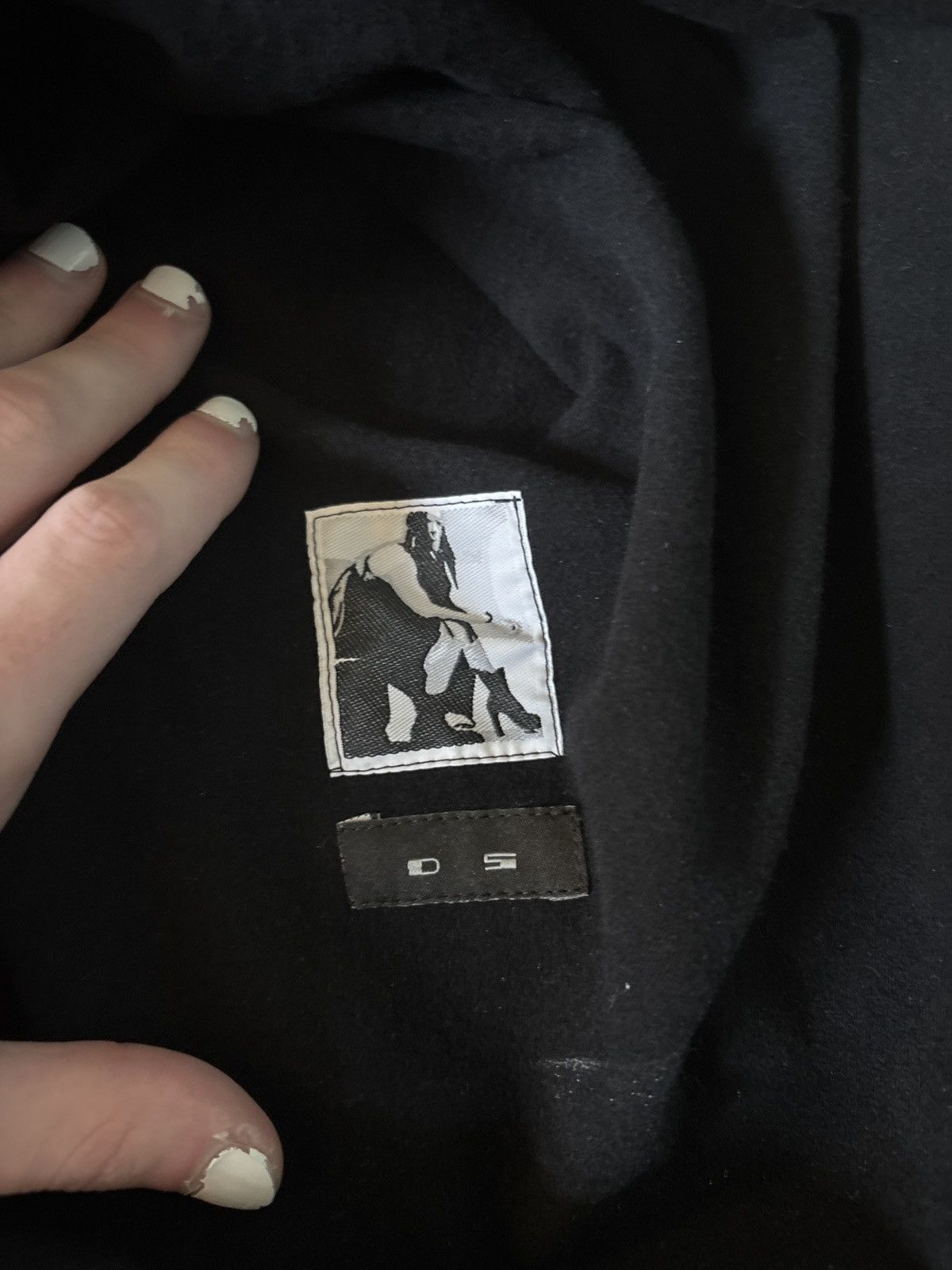 Rick Owens Drkshdw FW15 Level Tee With Pentagram Stitch Size US S / EU 44-46 / 1 - 6 Thumbnail