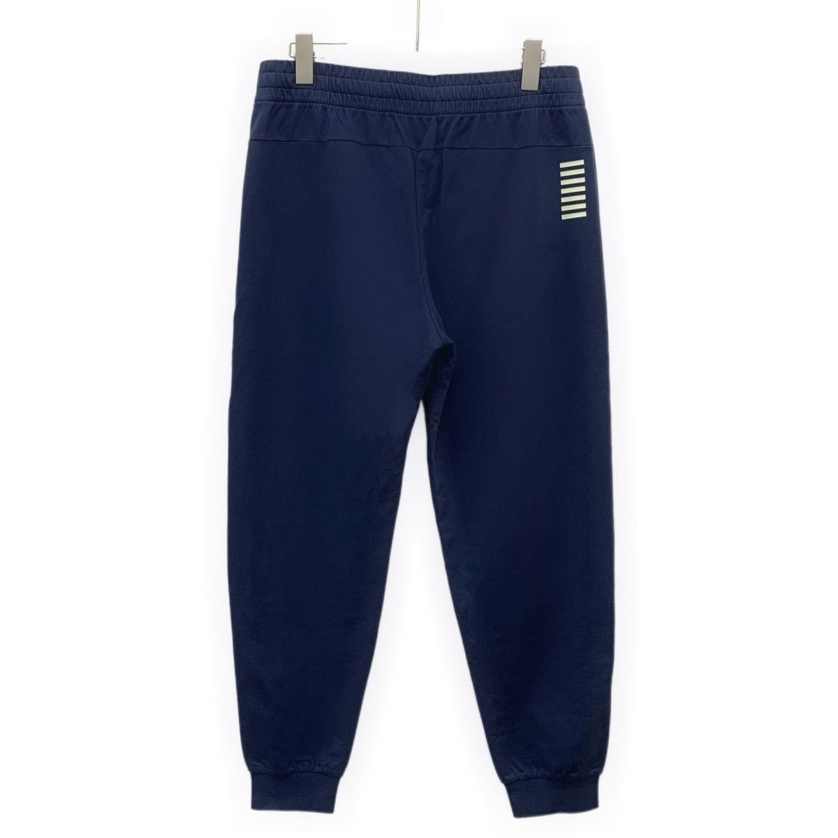 Armani Armani Dark Blue Logo Printed Cotton Casual Sweatpants K26WX Size US 34 / EU 50 - 2 Thumbnail