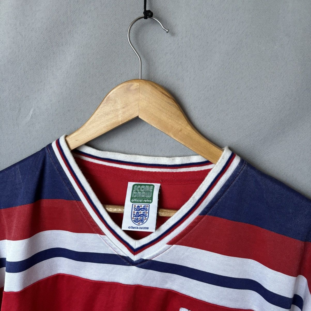 Vintage ScoreDraw FC England vintage jersey large red vintage Size US L / EU 52-54 / 3 - 3 Thumbnail