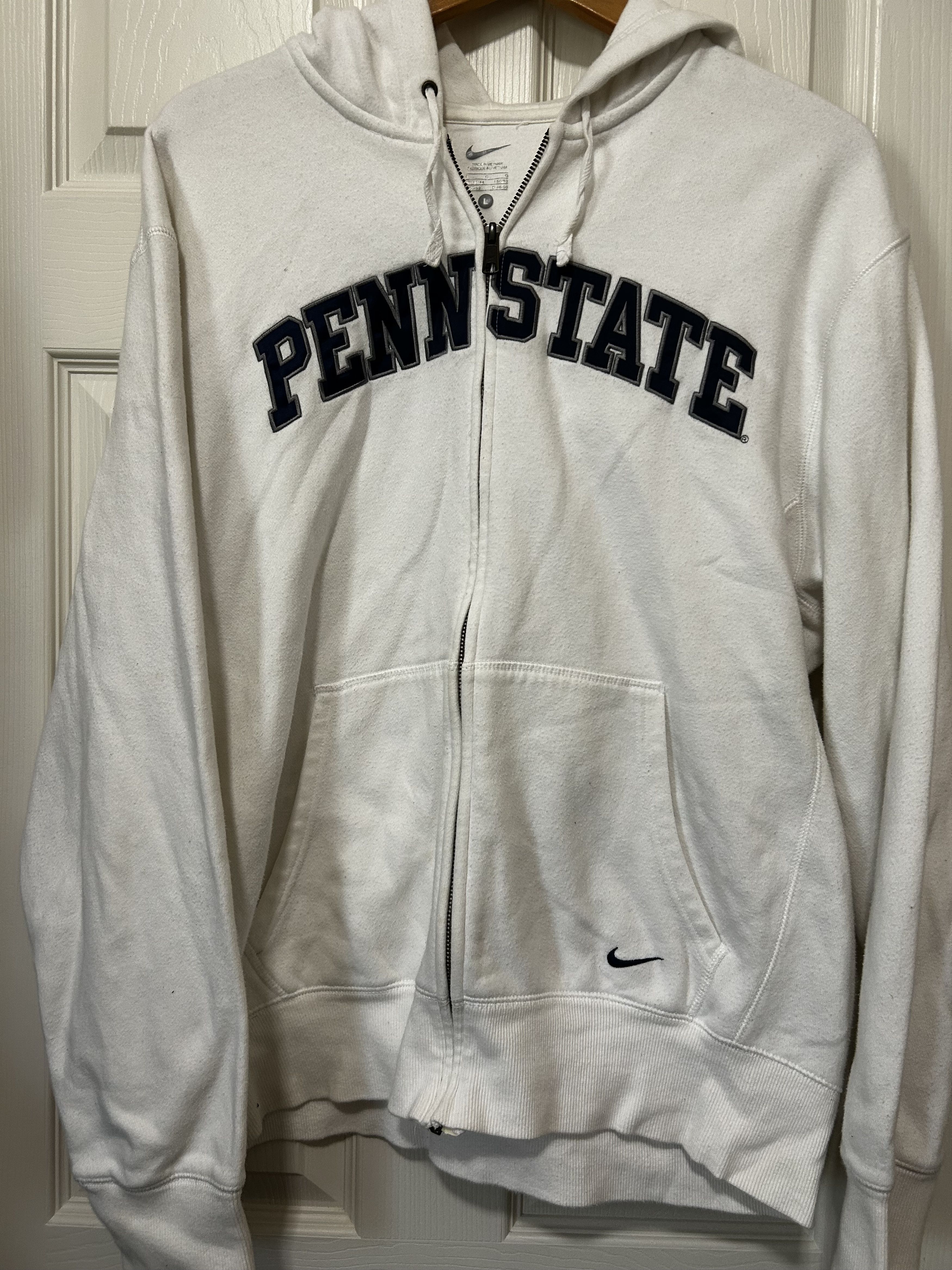 Nike Nike Penn State Nittany Lions Full Zip Sweatshirt Y2K L Size US L / EU 52-54 / 3 - 1 Thumbnail