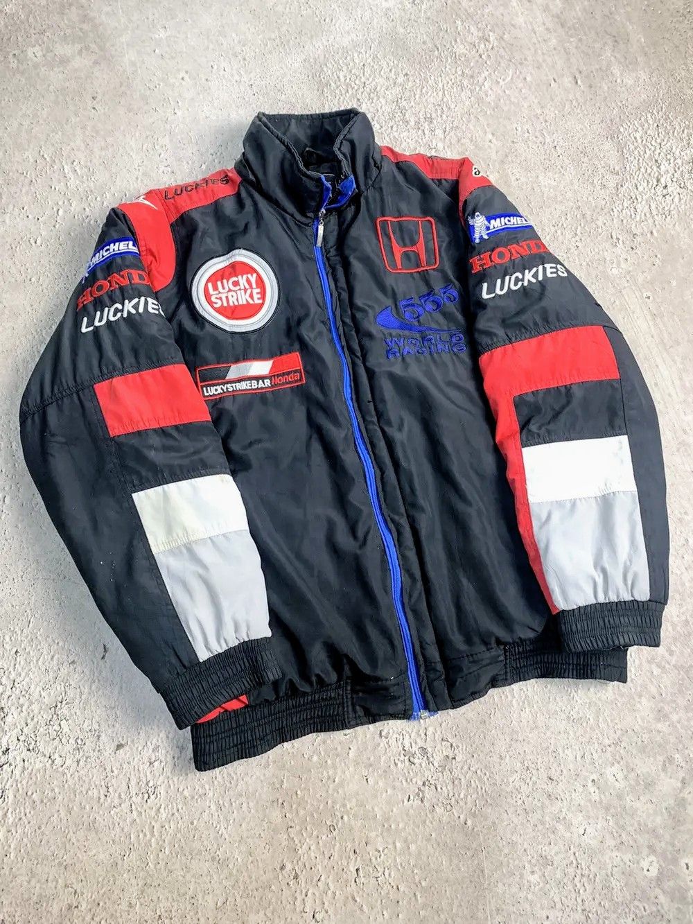 Honda 💀 Honda 🔥 Unisex Adults Retro Racing Jacket Size US XXL / EU 58 / 5 - 3 Thumbnail