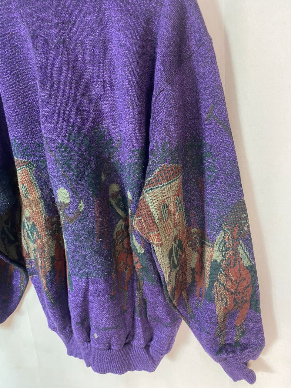 Designer × Japanese Brand × Vintage Vintage Marco malino fullprint wool sweatshirt Size US M / EU 48-50 / 2 - 11 Thumbnail