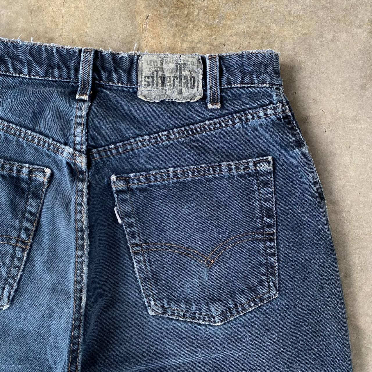 Levi's Vintage Clothing VINTAGE 1994 LEVIS SILVERTAB LOOSE BAGGY FADED BLACK W32X30" Size US 32 / EU 48 - 15 Thumbnail