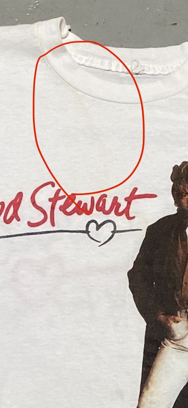 Vintage Vintage Rod Stewart Vagabonds Heart Tour 1991 - 92 Tour Tee Size US S / EU 44-46 / 1 - 3 Thumbnail