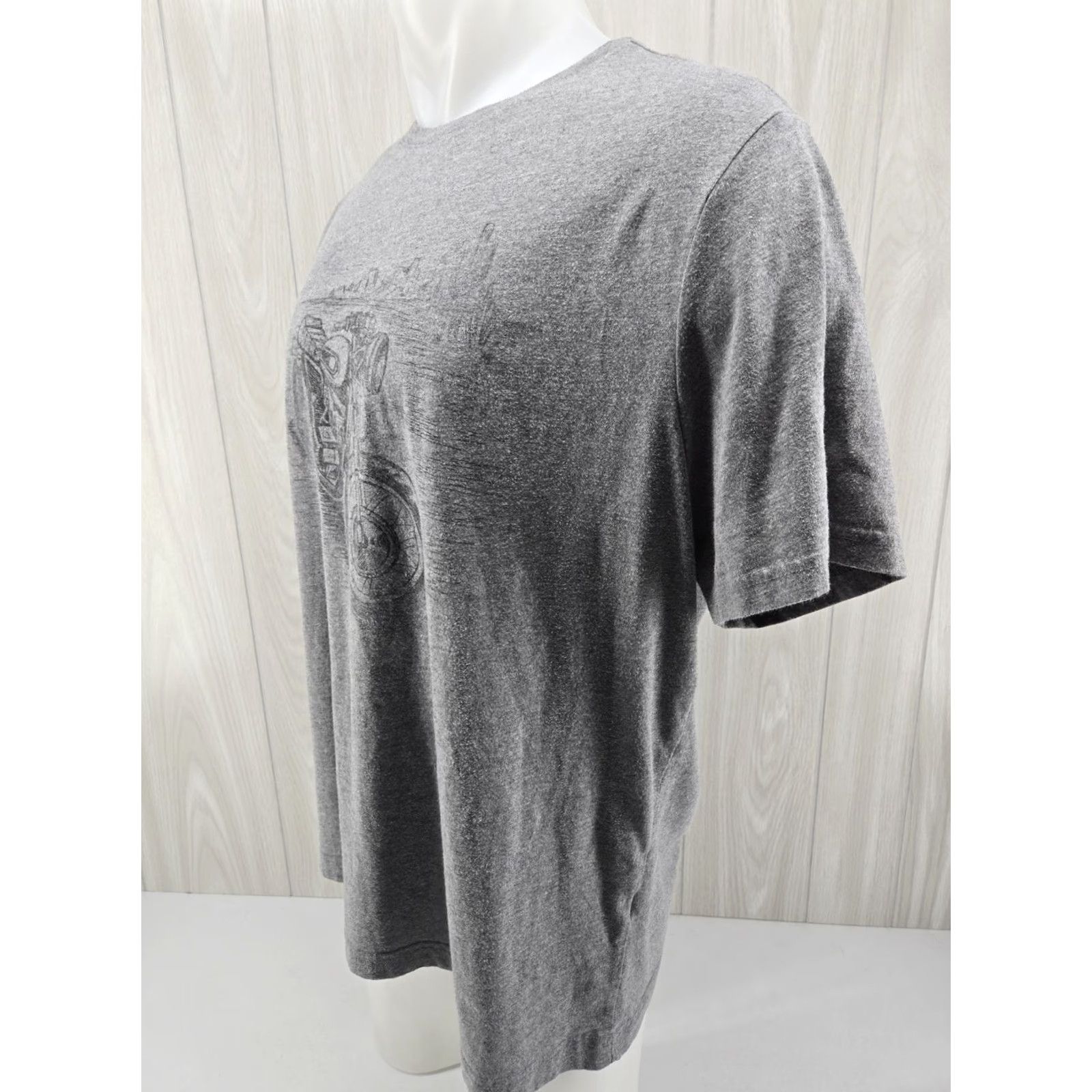 Banana Republic VINTAGE Banana Republic Men's Short Sleeve Shirt Motorcycle Gray XL Size US XL / EU 56 / 4 - 4 Thumbnail