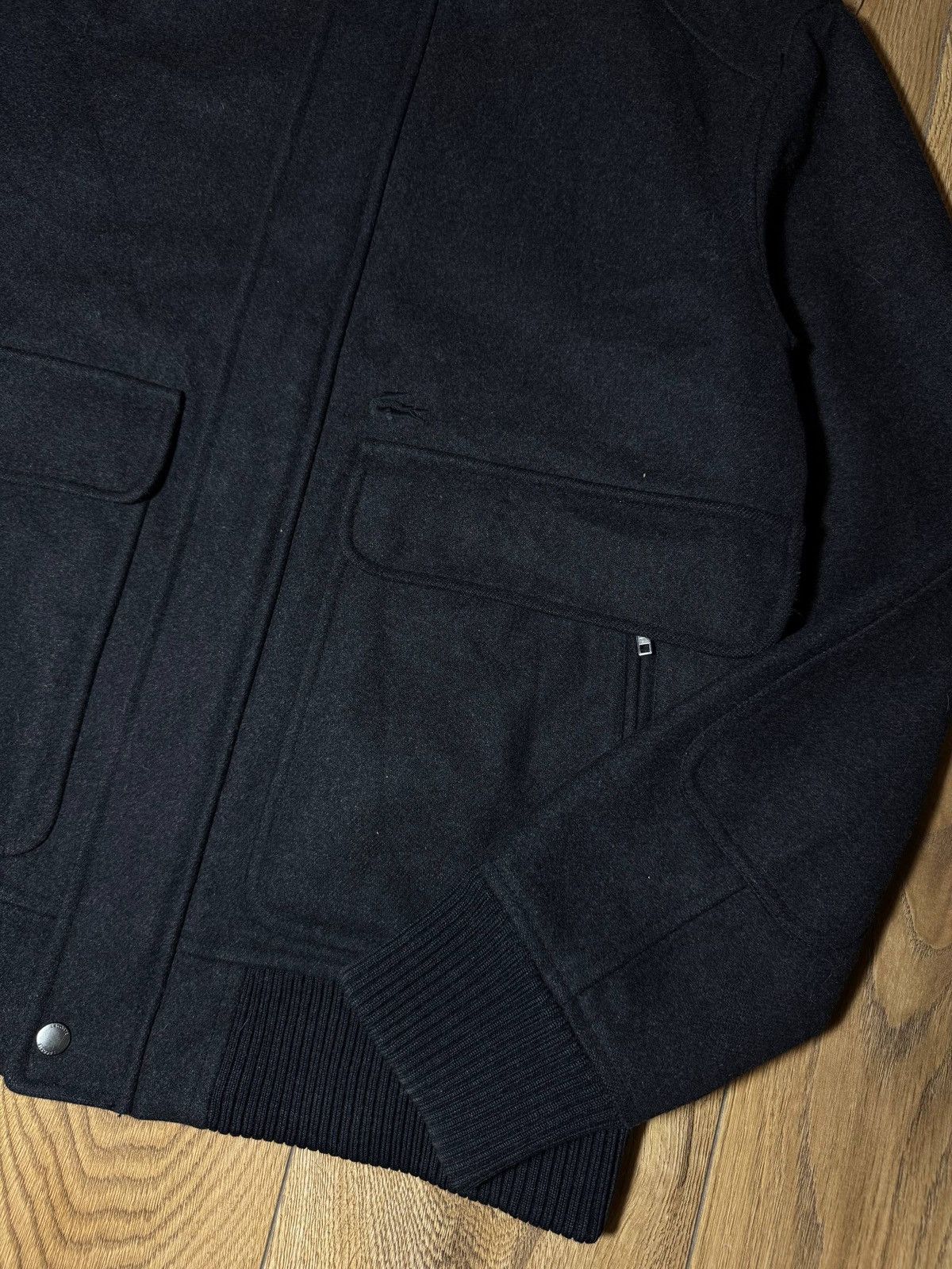 Lacoste Men`s Lacoste Rare Wool Winter Bomber Jacket Size L Size US L / EU 52-54 / 3 - 7 Thumbnail