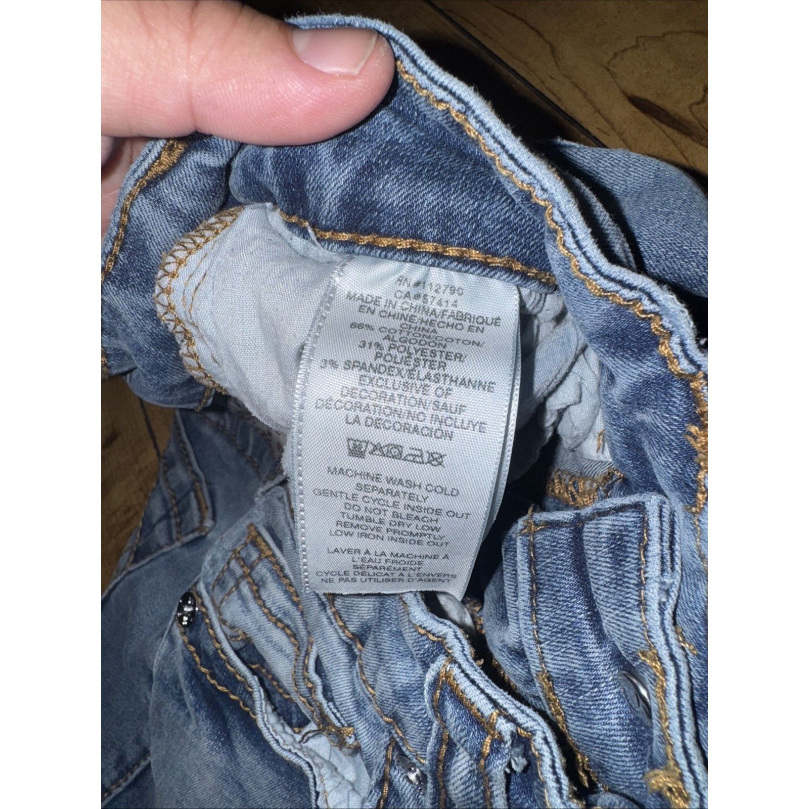 True Religion × Vintage True Religion Becca Mid Rise Bootcut Jeans Women’s 28x34 Size 28" / US 6 / IT 42 - 8 Thumbnail