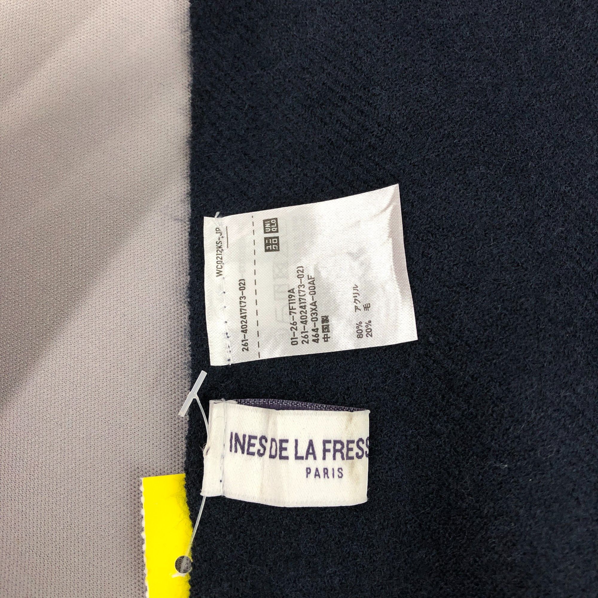 Japanese Brand VIntage Uniqlo X Ines La Fressange Scarf Wool Scarves. Size ONE SIZE - 4 Thumbnail