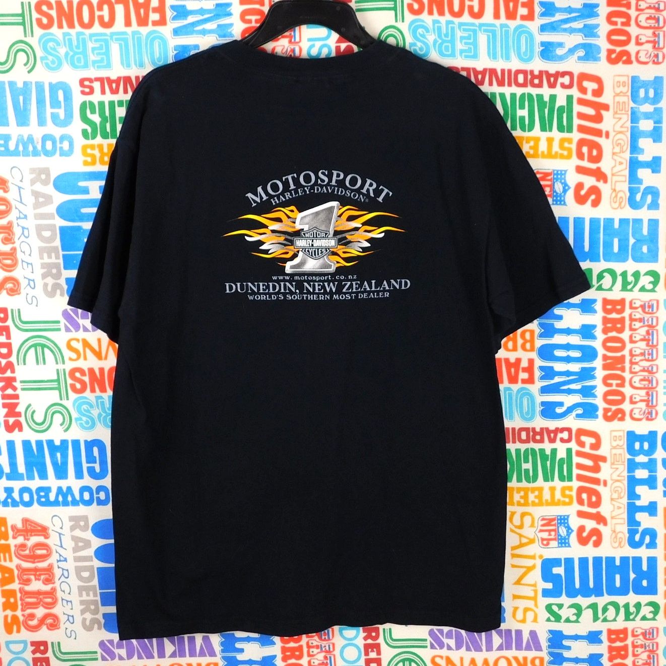 Harley Davidson Y2K Harley Davidson New Zealand Fat Boys Rule Tee Sz L 2004 Size US L / EU 52-54 / 3 - 2 Thumbnail