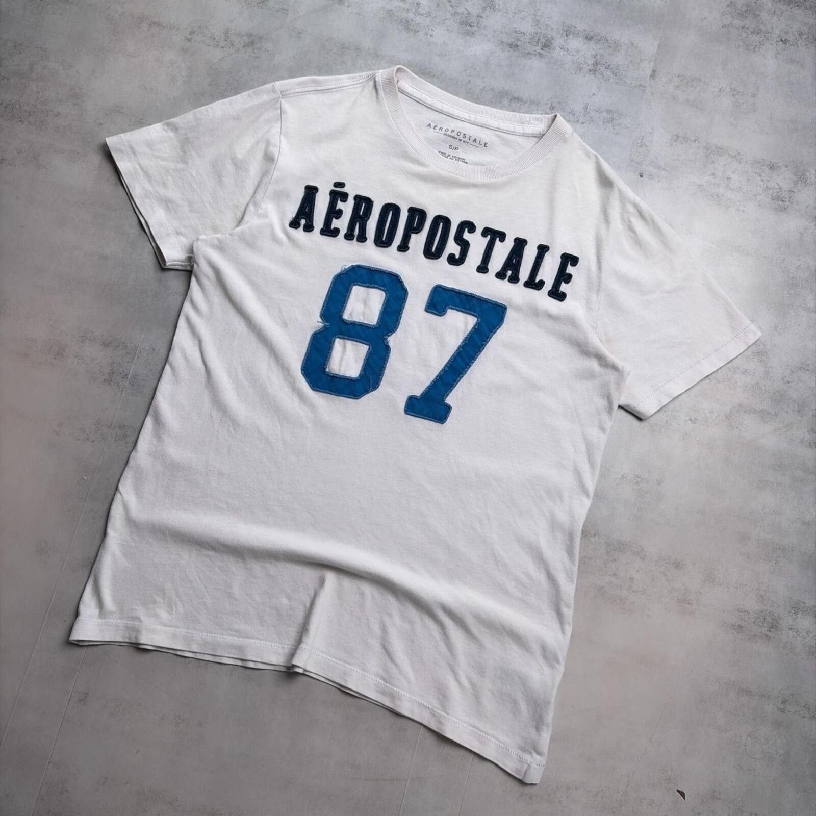 Aeropostale Y2K White Aeropostale Grunge Skater Surf T-Shirt Size US S / EU 44-46 / 1 - 2 Thumbnail