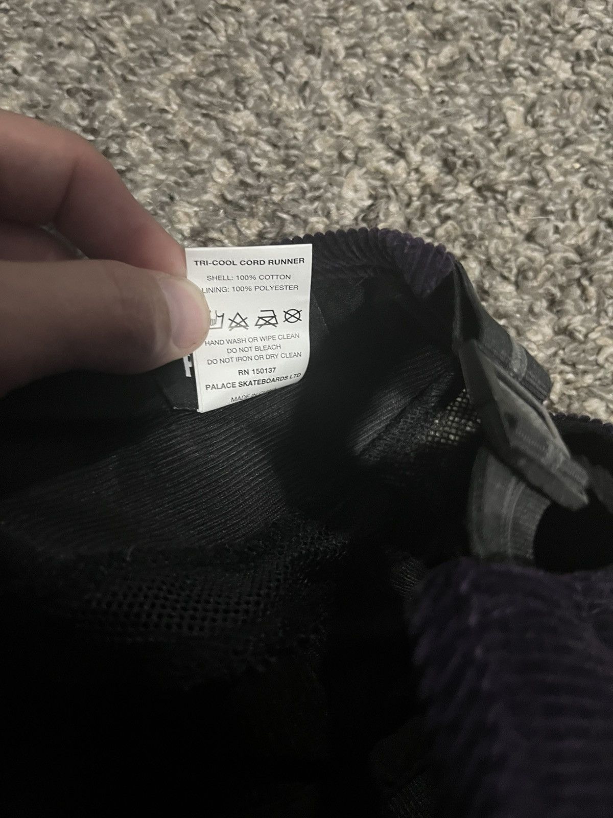 Palace Palace Purple Tri-Cool Cord Runner Size ONE SIZE - 4 Thumbnail