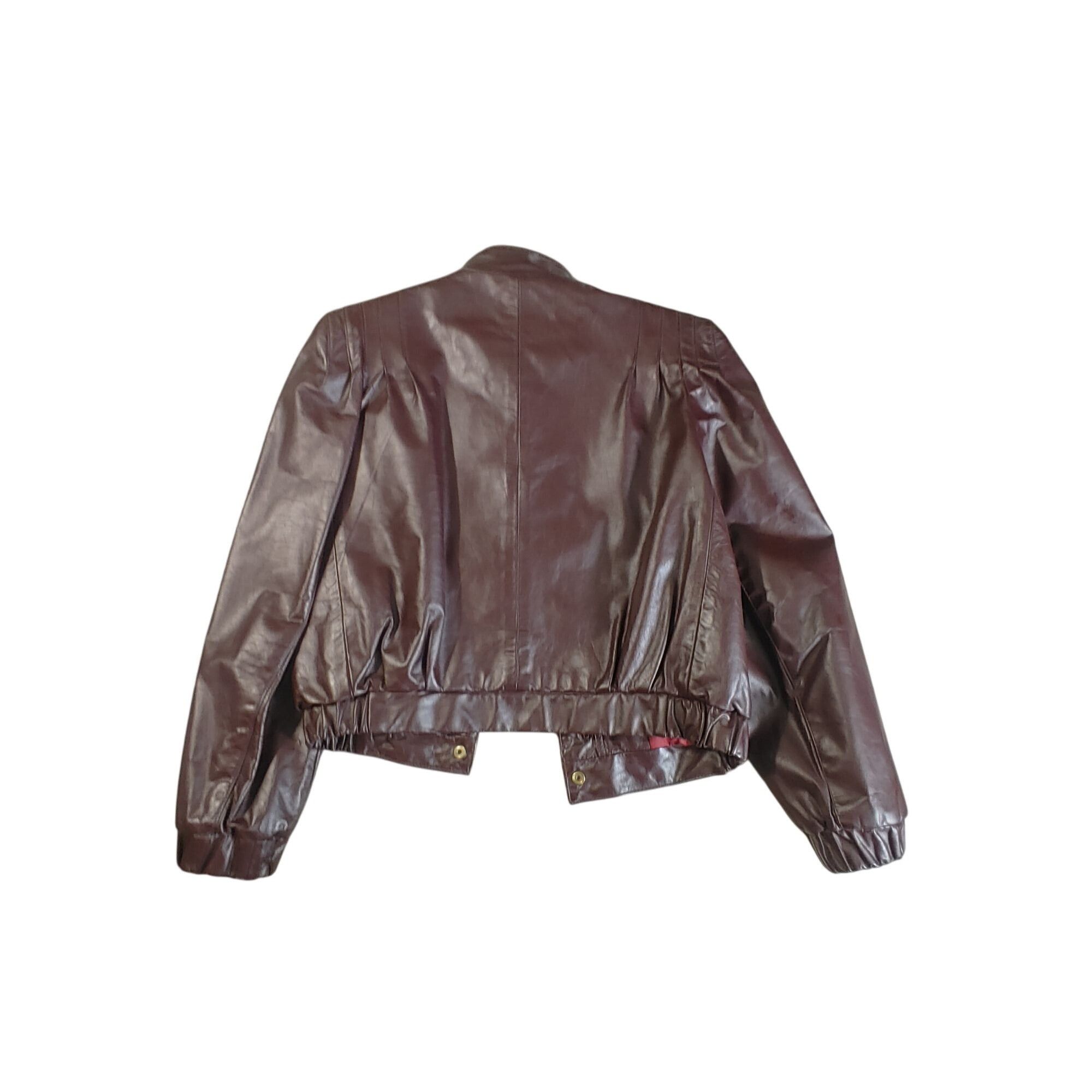 Other Bomber Jacket Northside Fashions Genuine Leather Vintage 19 Size M / US 6-8 / IT 42-44 - 16 Thumbnail