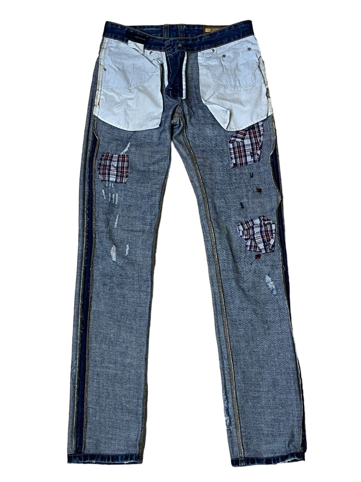 Dsquared2 SICK🔥DSQUARED2 JEAN SLIM FIT DISTRESSED STYLE JEANS Size US 30 / EU 46 - 3 Thumbnail