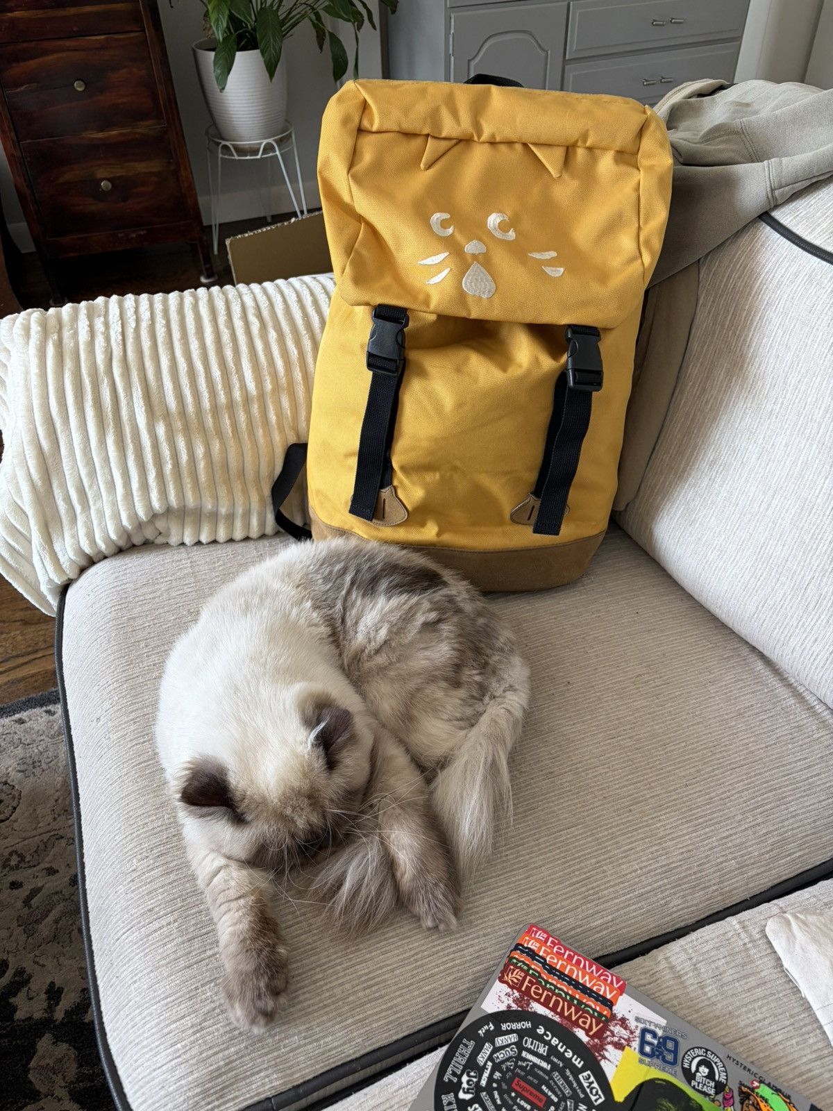 Ne-Net Ne-Net Yellow rucksack backpack Size ONE SIZE - 8 Thumbnail