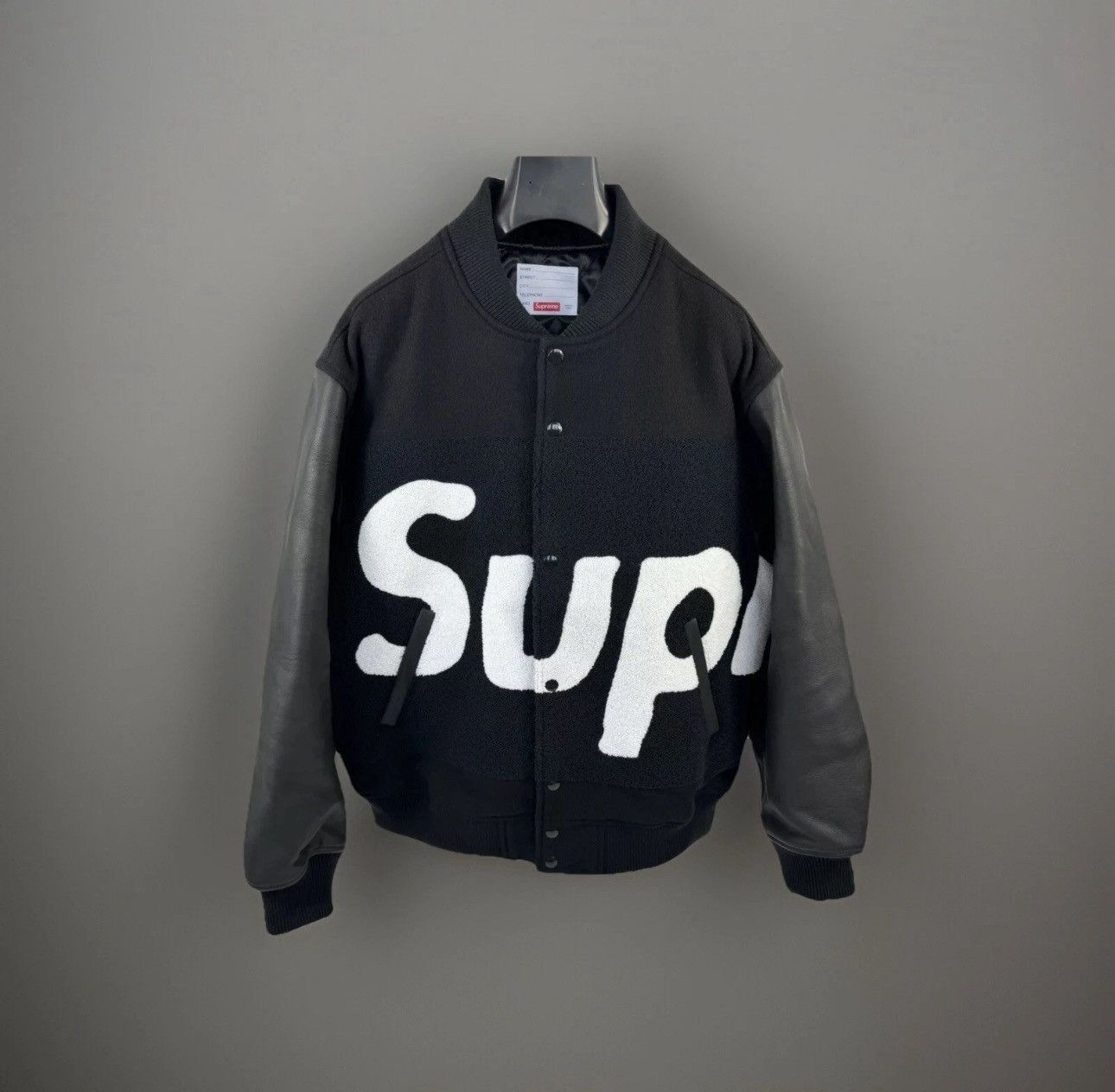 ジャケット・アウター Supreme Big Logo Chenille Varsity Jacket Supreme Big Logo Chenille Varsity Jacket (SS24) - $598