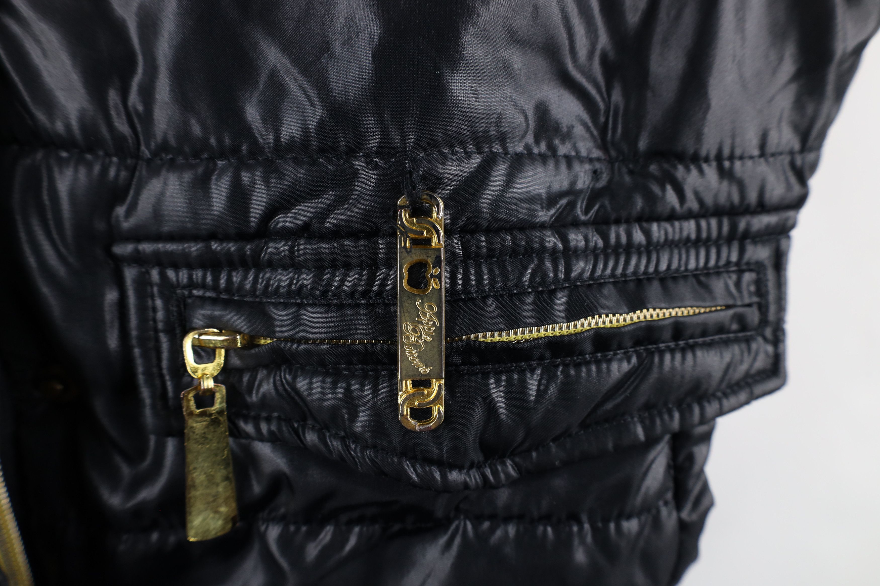 Vintage Vintage Y2K Apple Bottoms Jeans Hooded Puffer Vest Jacket Size M / US 6-8 / IT 42-44 - 4 Thumbnail