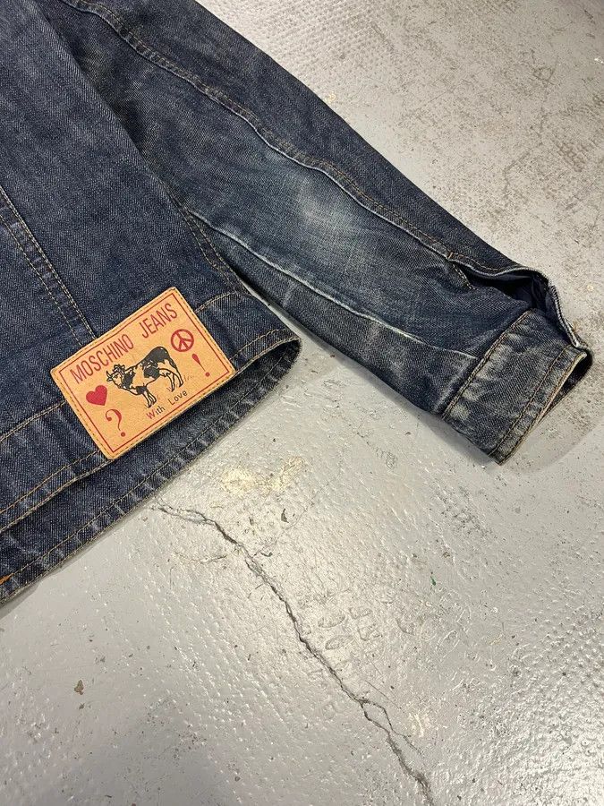Moschino 2000s Moschino Multi-Zip Blue Worker Denim Jacket Size US M / EU 48-50 / 2 - 8 Thumbnail