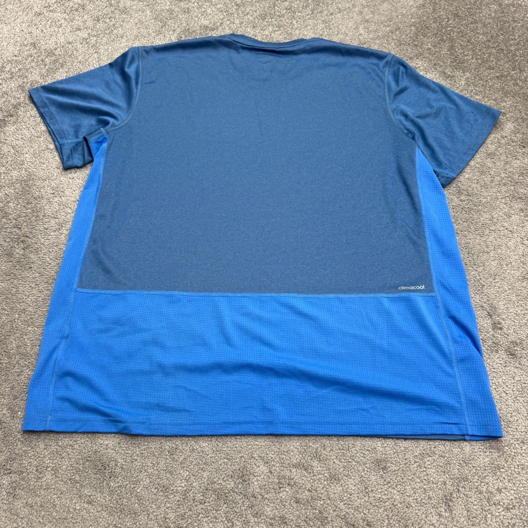 Adidas Adidas Climacool Active T-Shirt Men 2XL Blue Short Sleeve Crew Neck Athletic Tee Size US XXL / EU 58 / 5 - 2 Thumbnail