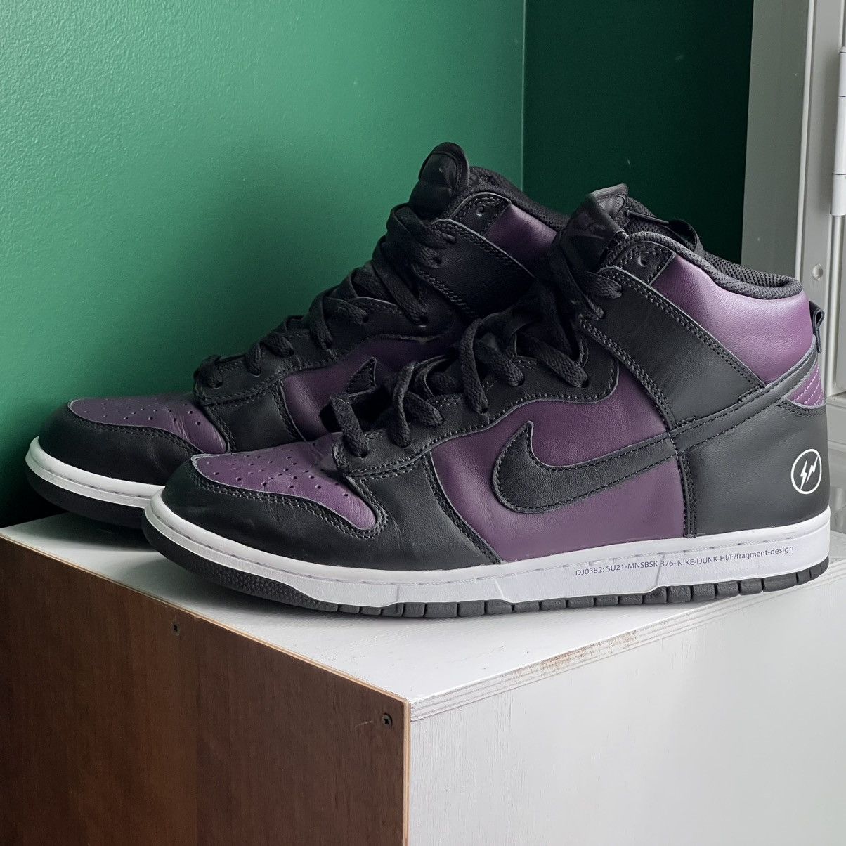 Nike Nike Dunk High Fragment Beijing (2021) Size US 11.5 / EU 44-45 - 3 Thumbnail