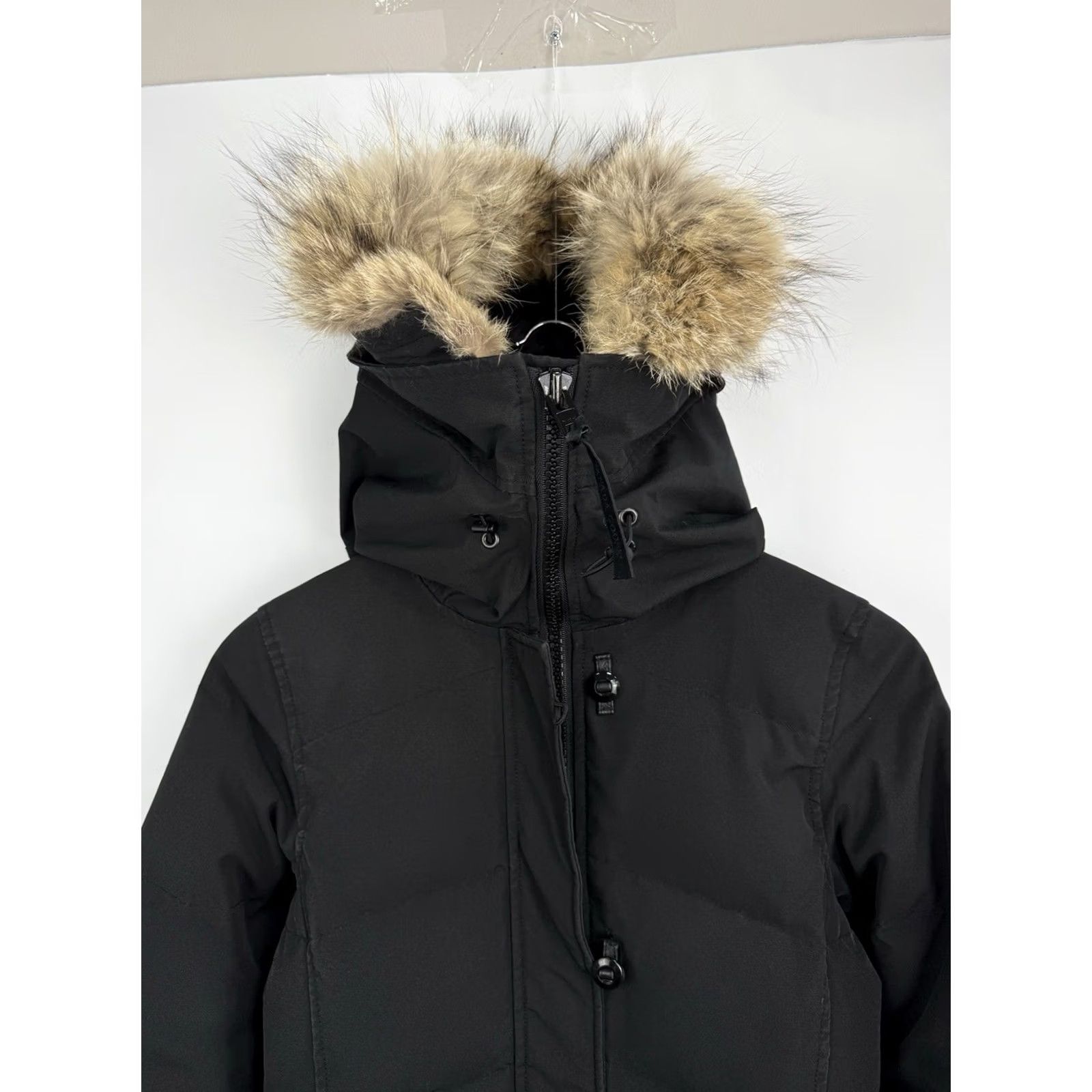 Canada Goose VINTAGE Canada Goose Lorette Parka Fur Hood Made in Canada XS Womens Black Down Size XS / US 0-2 / IT 36-38 - 5 Thumbnail