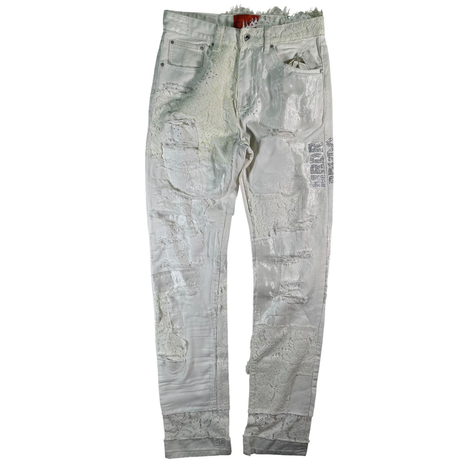 Who Decides War Who Decides War 'Weddin' White Jeans Size US 30 / EU 46 - 1 Thumbnail