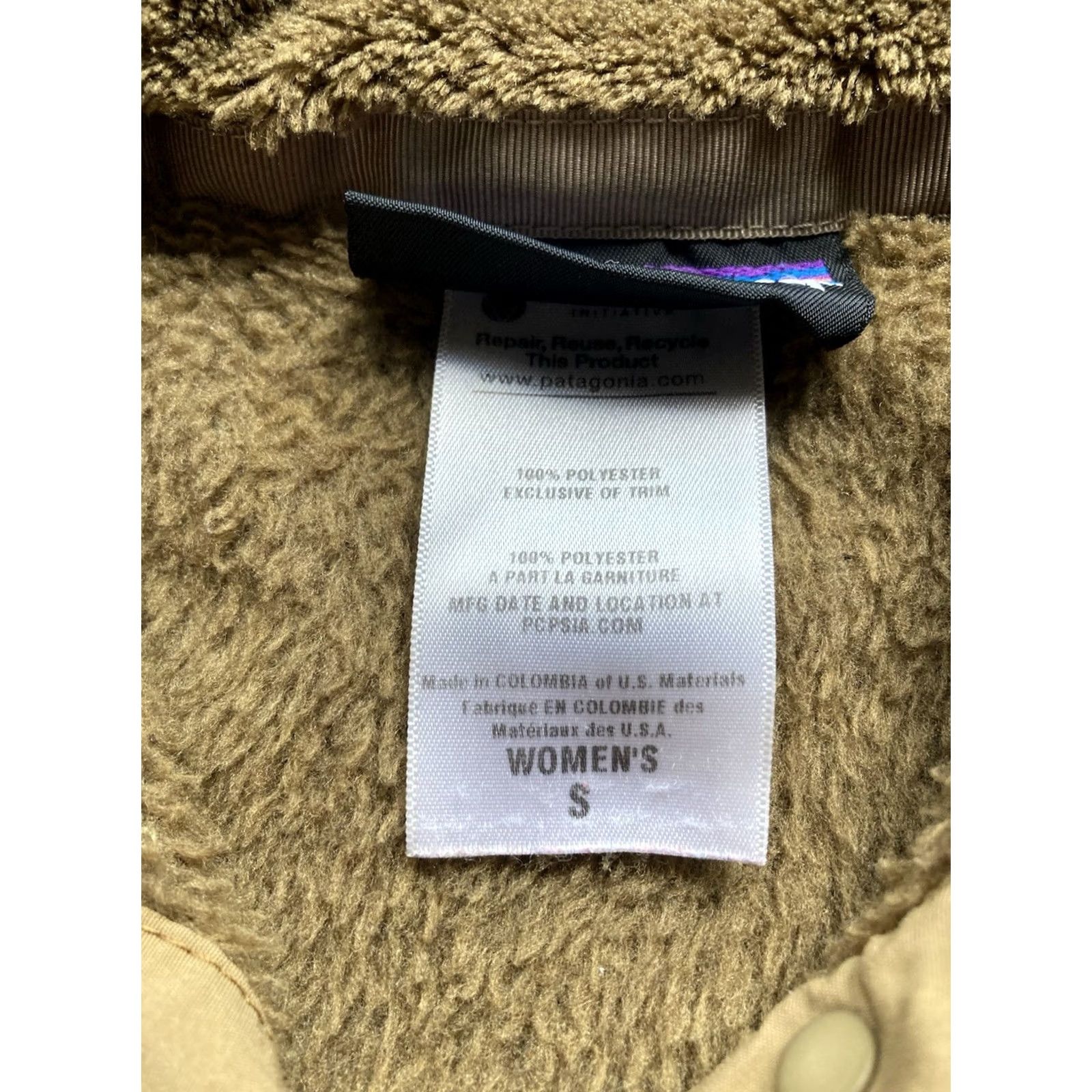 Patagonia Patagonia Re-Tool Snap T Pullover Womens Size S Brown Fleece Pockets Jacket Regular Outdoor Fall Winter Spring Size S / US 4 / IT 40 - 5 Thumbnail