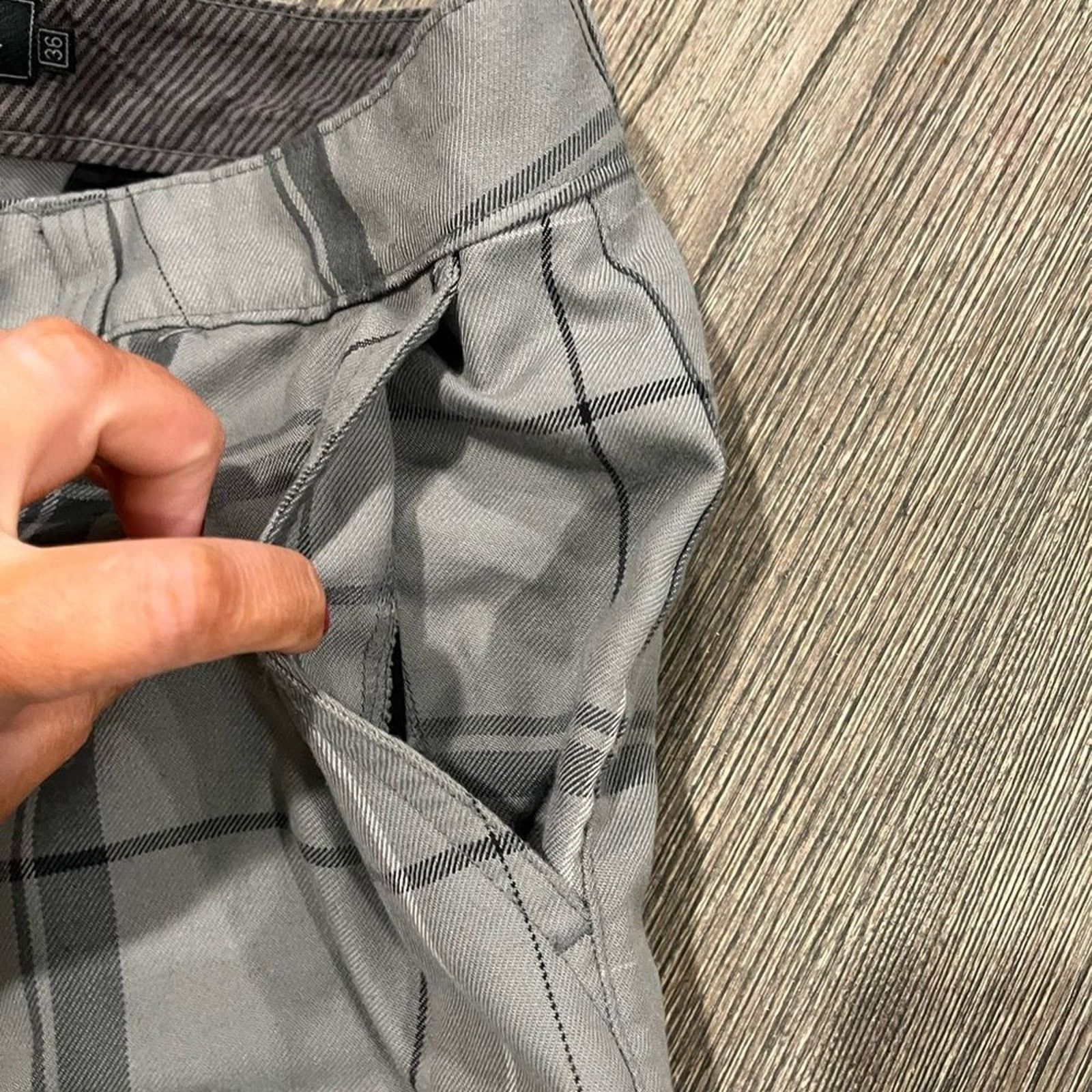 Vintage O'Neil Warren Charcoal Gray Plaid Shorts Size 36 Size US 36 / EU 52 - 3 Thumbnail