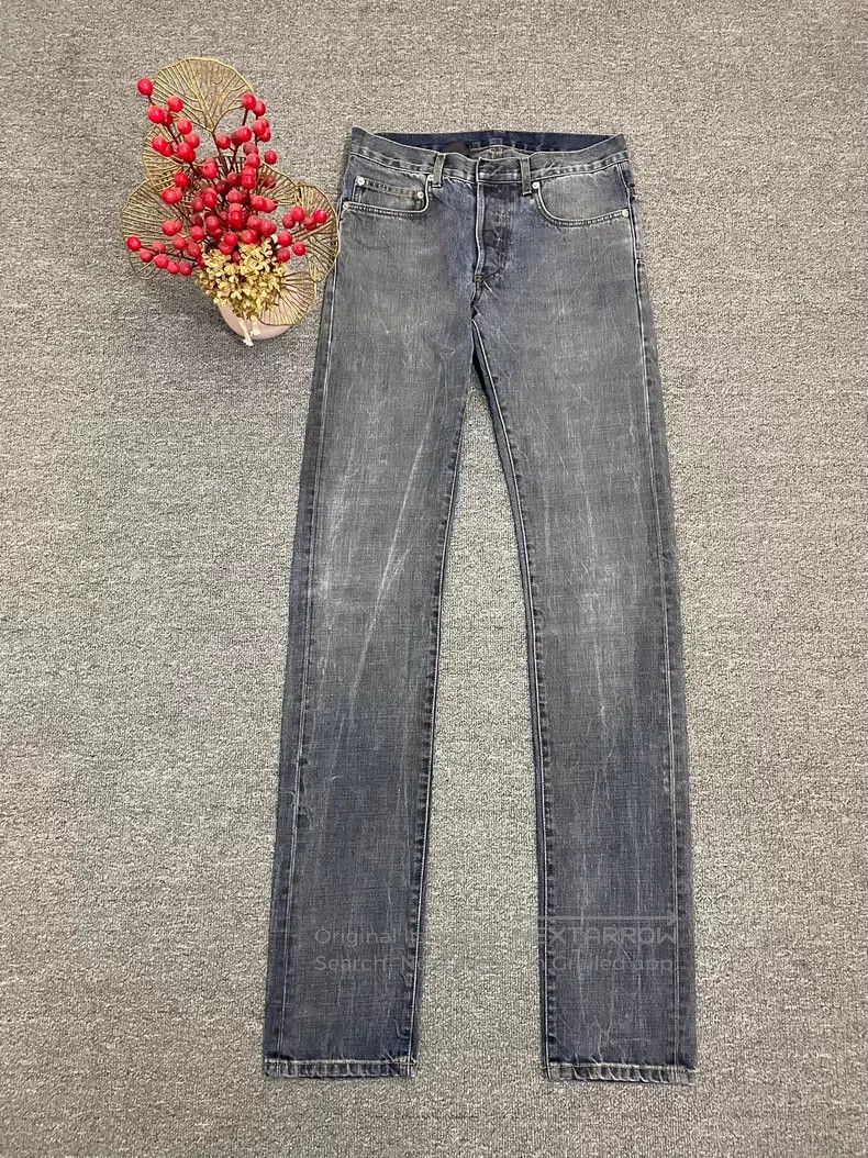 Dior Dior Blue Gradient Washed Ripped Distressed Denim Jeans Size US 28 / EU 44 - 1 Thumbnail