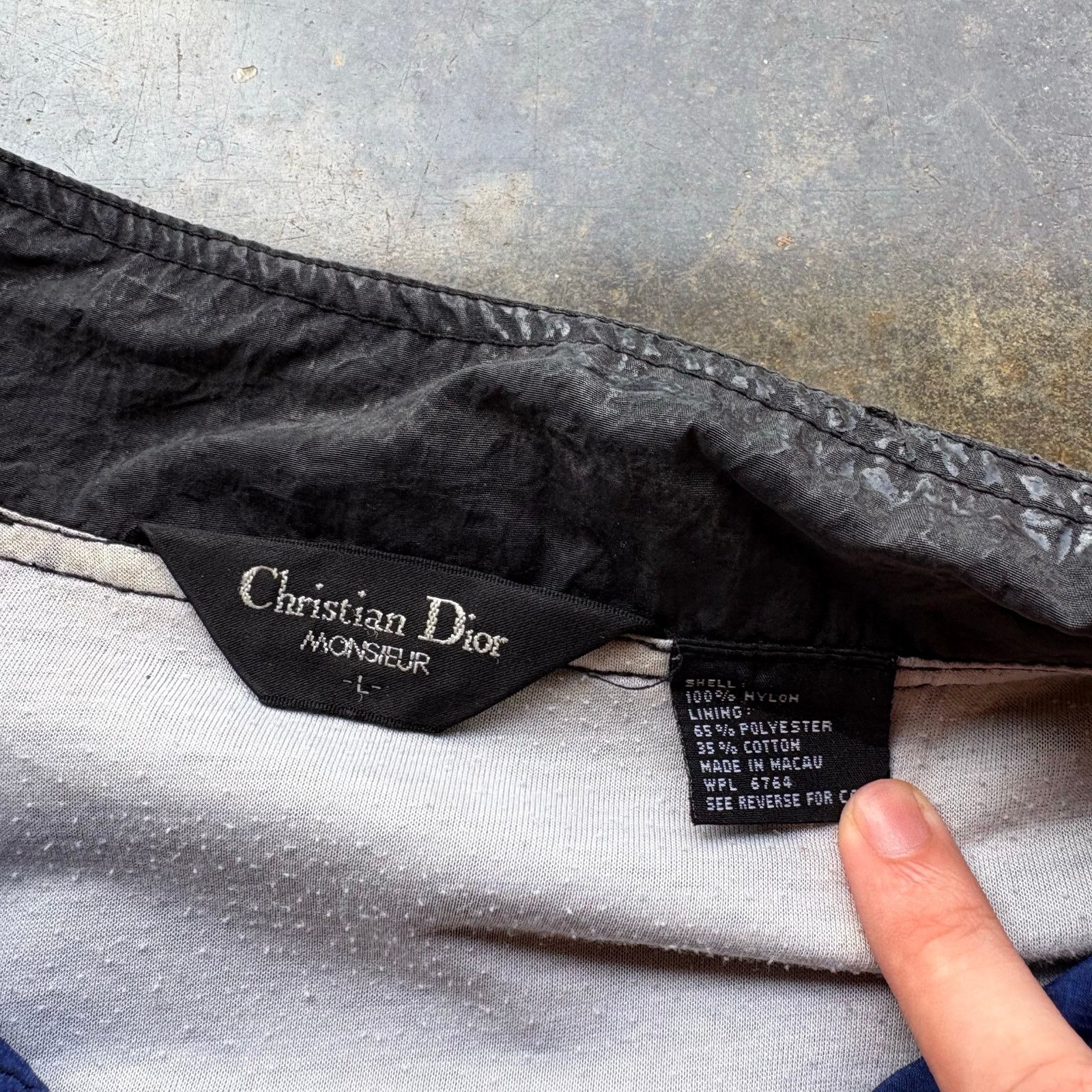 Christian Dior Monsieur Vintage 90s Christian Dior Windbreaker Size US L / EU 52-54 / 3 - 5 Thumbnail
