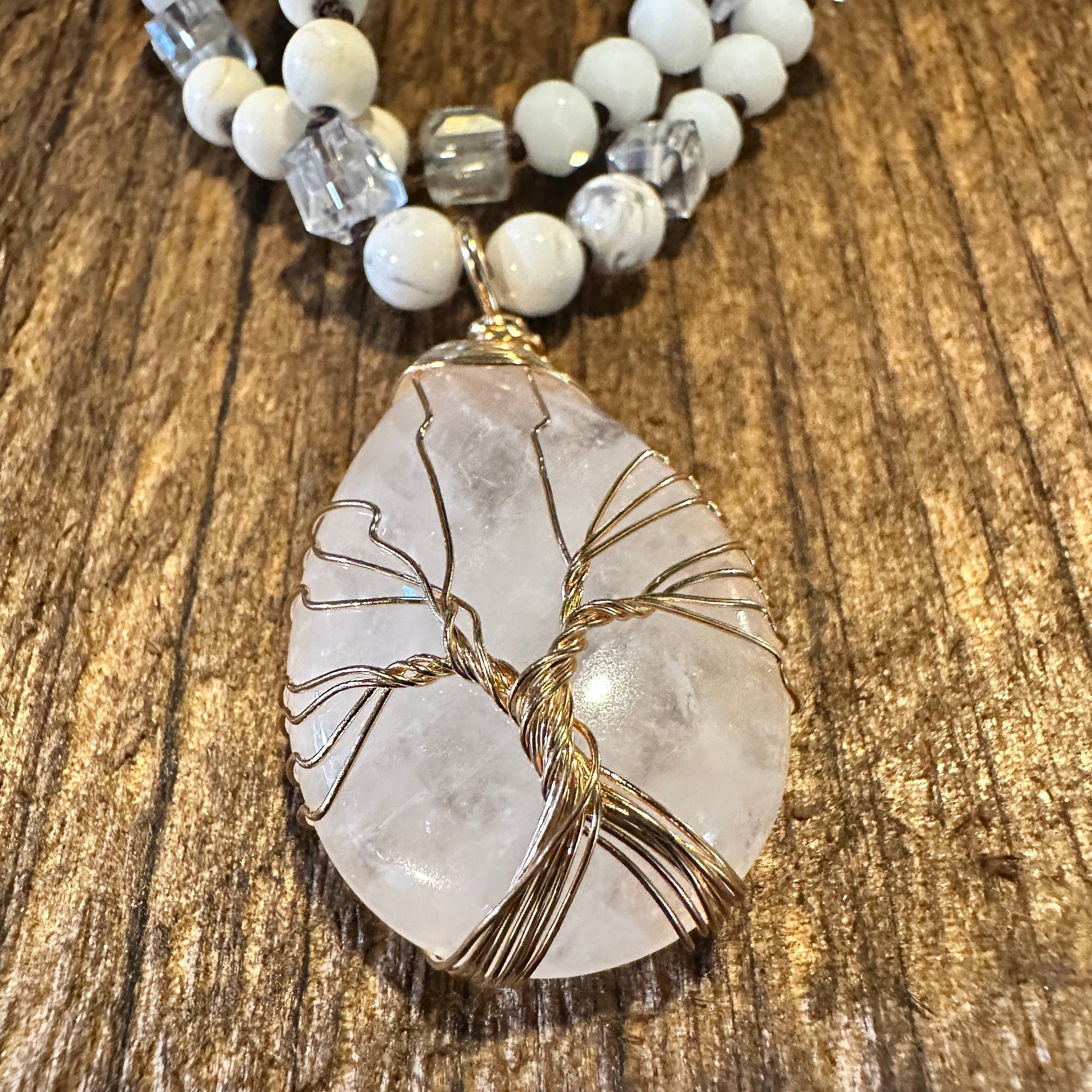 Other Bohemian Natural Stone Beads Pendant Necklace , Family Tree Size ONE SIZE - 7 Thumbnail