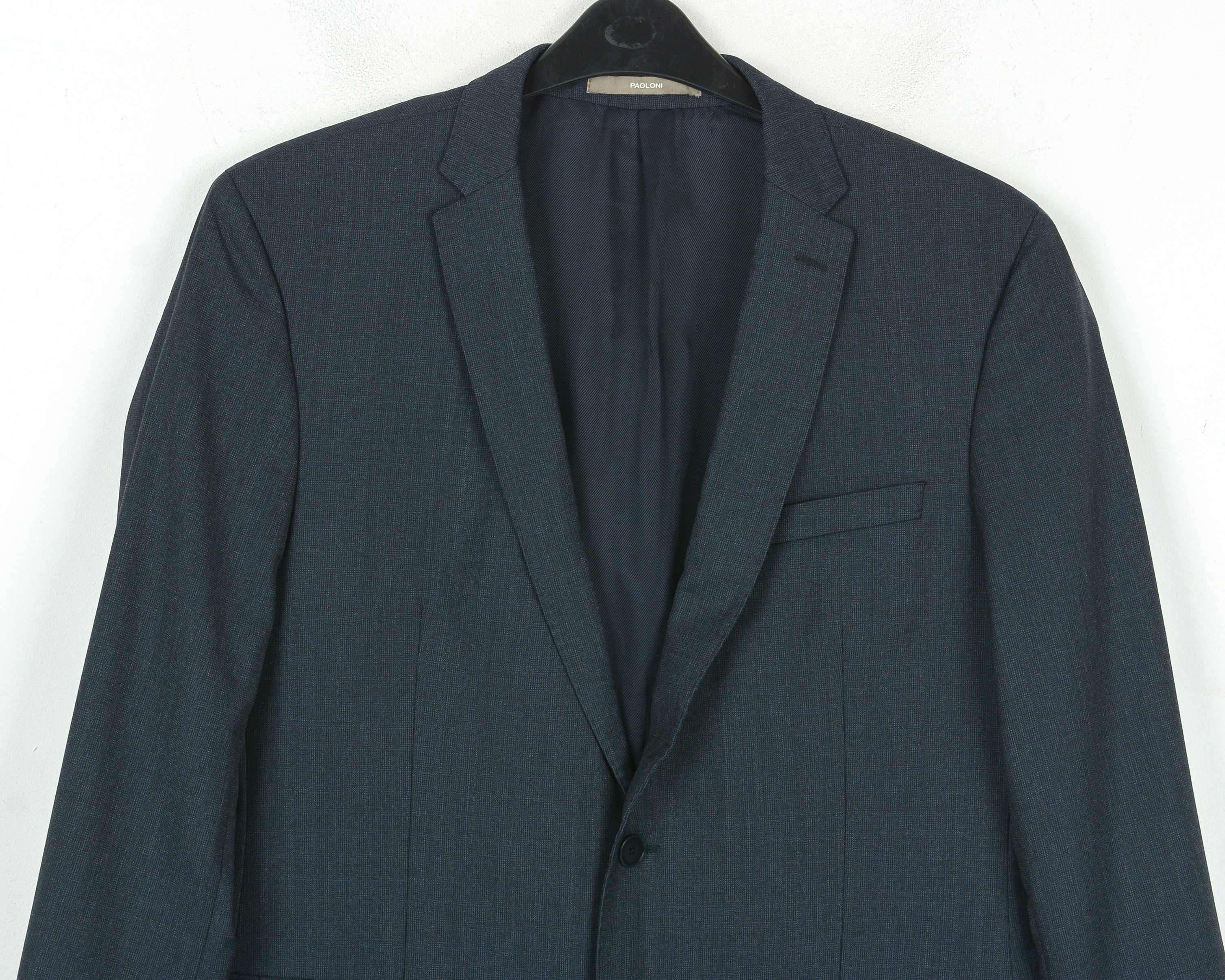 Paoloni PAOLONI Blazer Textured Wool UK 42 Jacket Classy Top Italy Size 42R - 2 Thumbnail