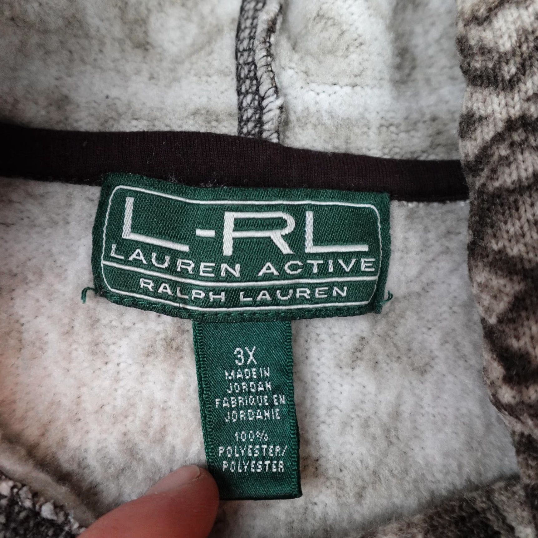 Ralph Lauren Lauren Ralph Lauren Hoodie Womens 3X Brown Beige Fair Isle Fleece Pullover Cozy Size XXL / US 16-18 / IT 52-54 - 5 Thumbnail