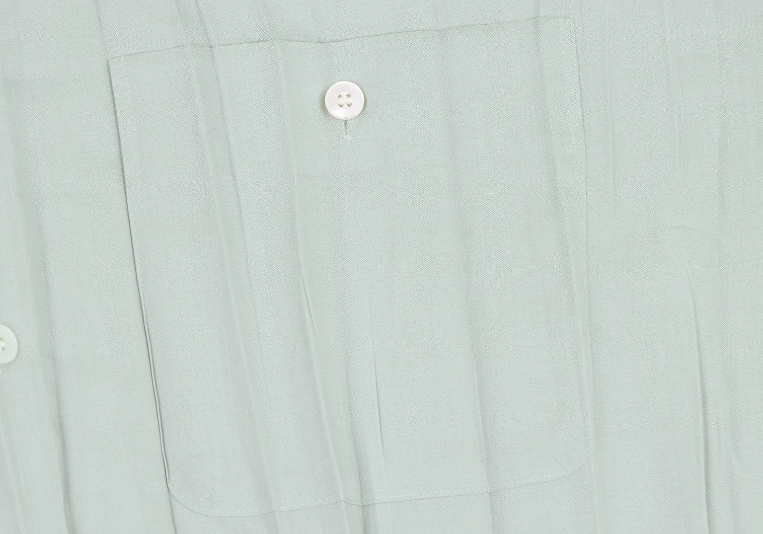 Issey Miyake Long Sleeve Pleated Shirt in Light Green Size US XL / EU 56 / 4 - 10 Thumbnail