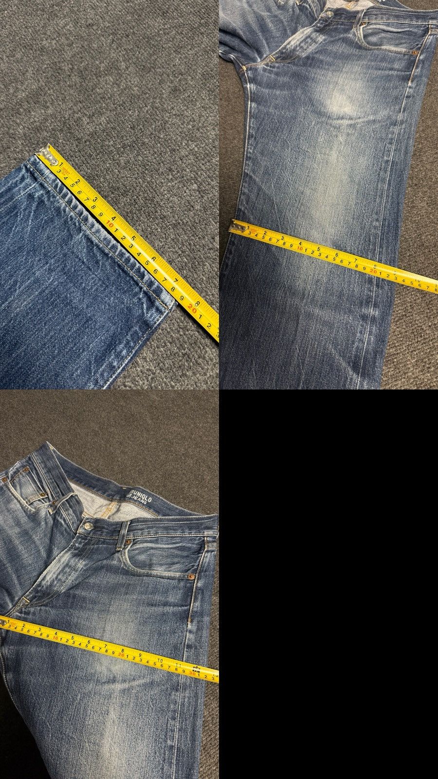 Uniqlo Vintage 00s Uniqlo Selvedge Straight Denim Jeans Japanese Size US 34 / EU 50 - 20 Thumbnail