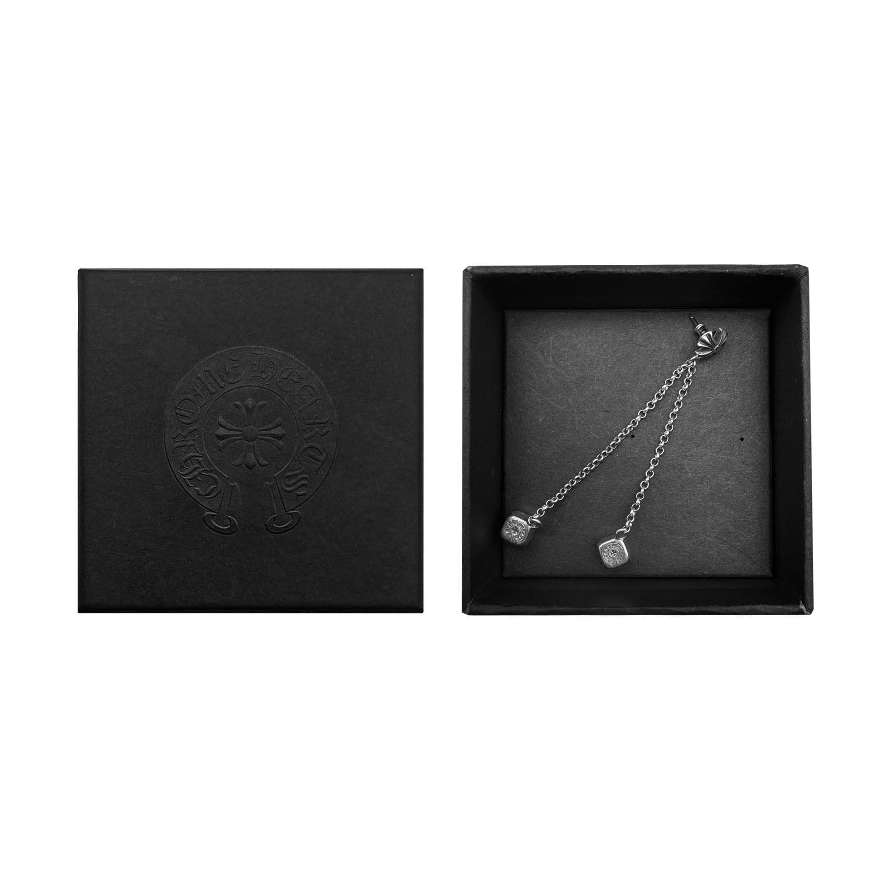 Chrome Hearts Chrome Hearts Silver Dice Drop Earring Size ONE SIZE - 4 Thumbnail