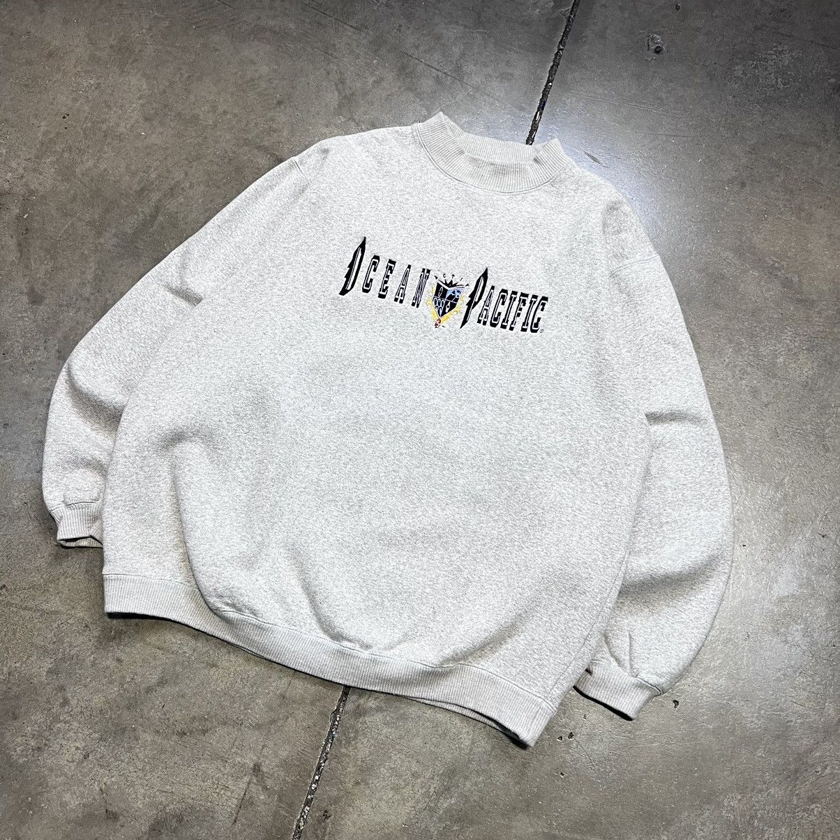Ocean Pacific × Vintage Vintage 90s Y2K Ocean Pacific Crewneck Sweatshirt Surf Size US L / EU 52-54 / 3 - 2 Thumbnail