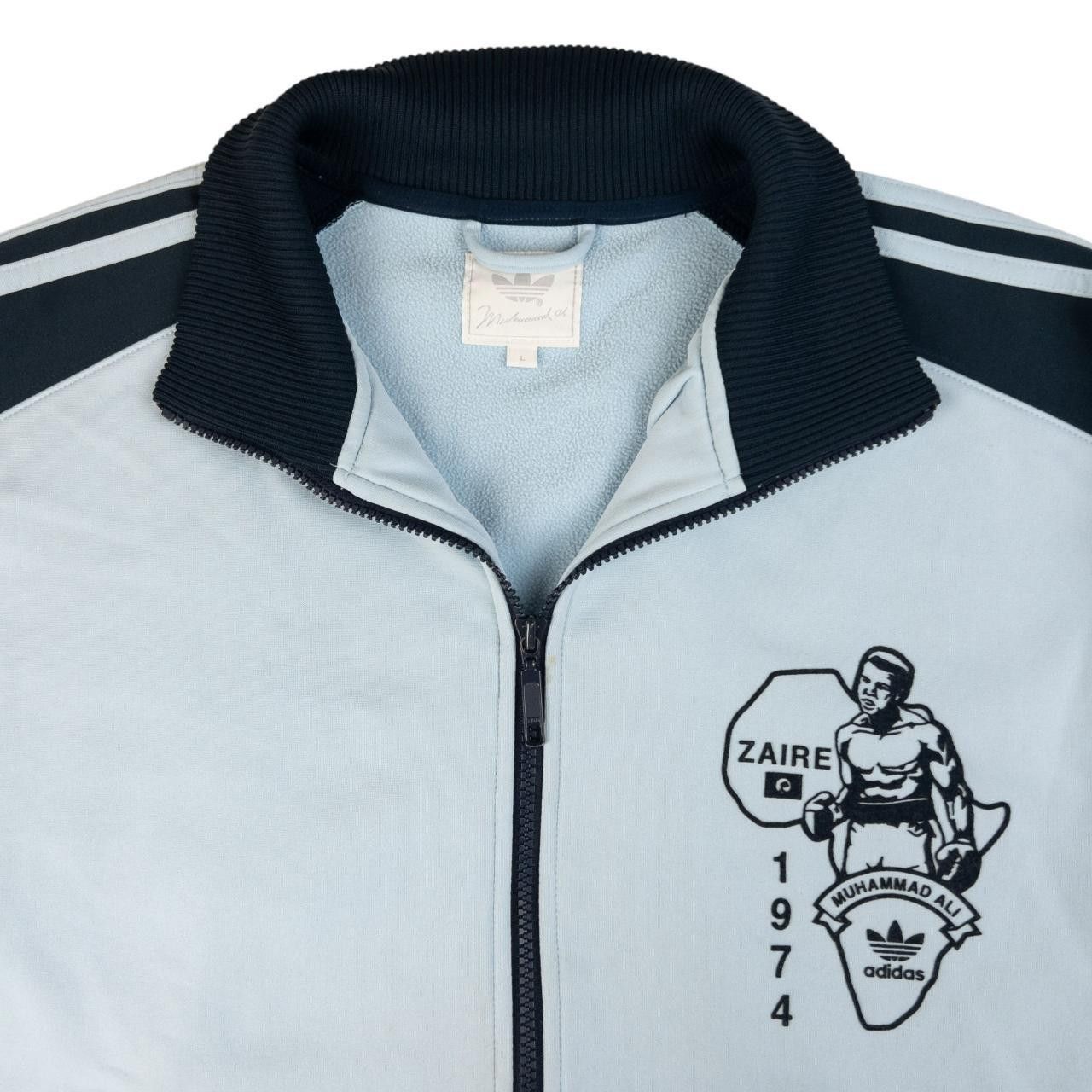 Adidas Vintage Adidas X Muhammad Ali Zip Up Jacket Size L Size US L / EU 52-54 / 3 - 3 Thumbnail
