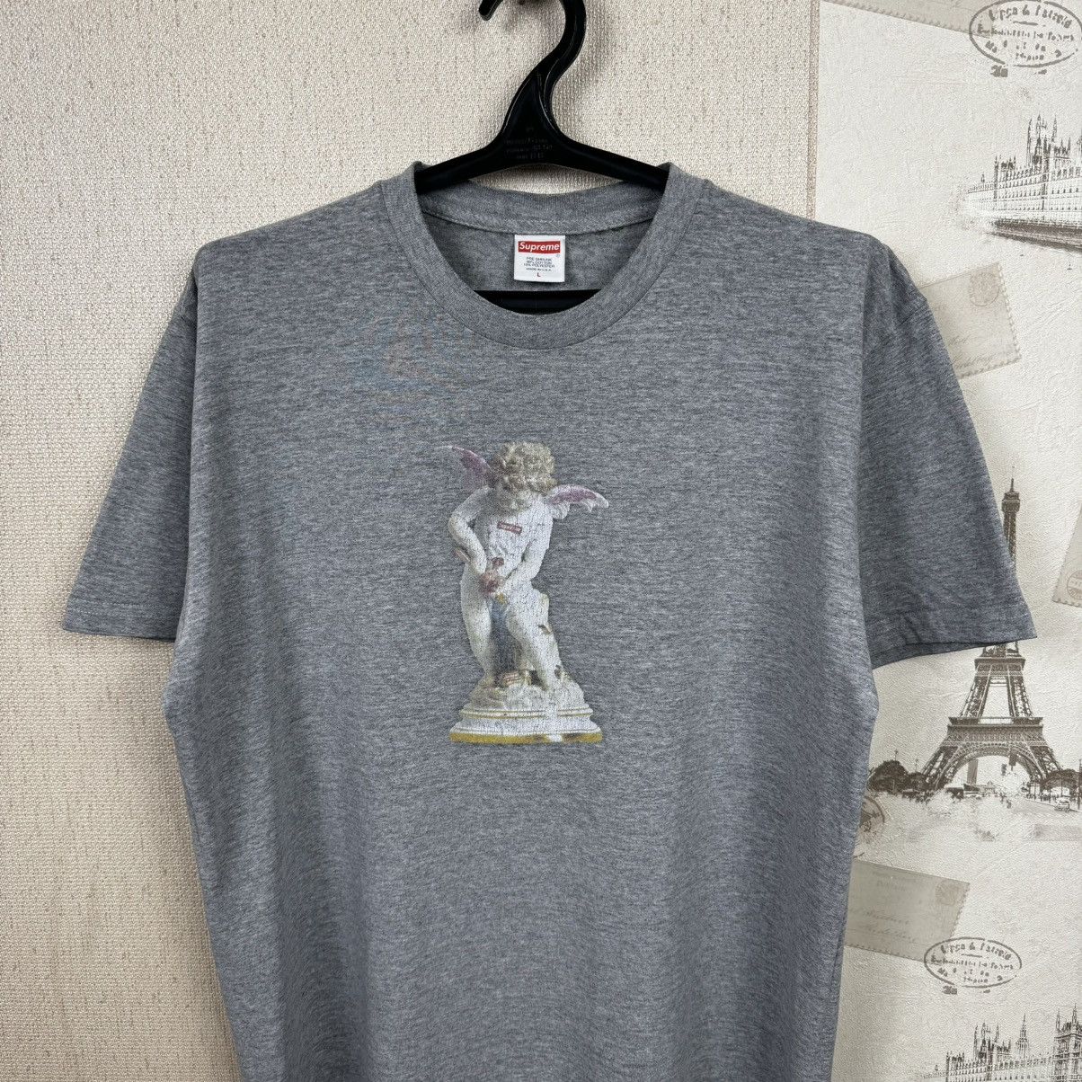 Supreme Supreme T shirt Cupid Tee SS19 Grey L Streetwear Size US L / EU 52-54 / 3 - 5 Thumbnail