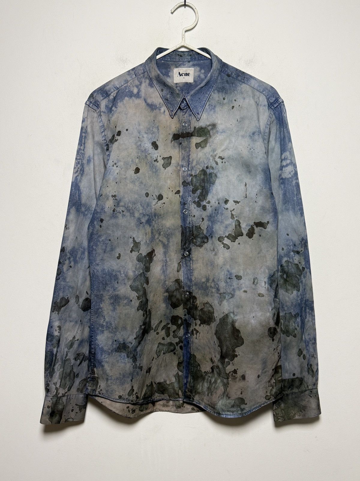 Acne Studios Acne Studios Trashed Western Shirt Size US L / EU 52-54 / 3 - 1 Thumbnail