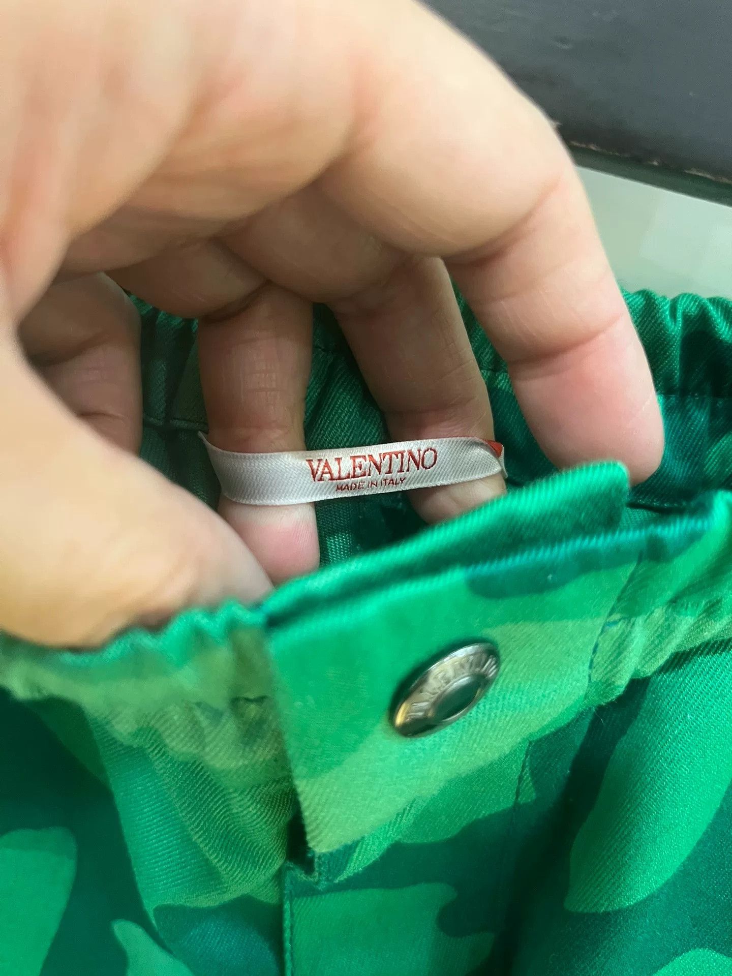 Valentino Valentino Green Camouflage Cargo Pants Size US 30 / EU 46 - 2 Thumbnail