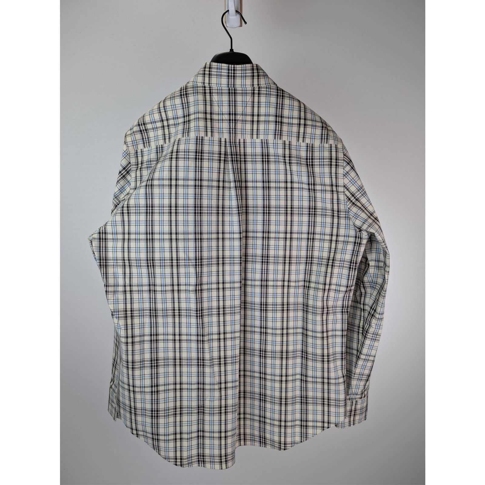 Bottega Veneta o1rshd1 Bold Check Composition Cotton Shirt Chalk / Fondant Size US M / EU 48-50 / 2 - 16 Thumbnail
