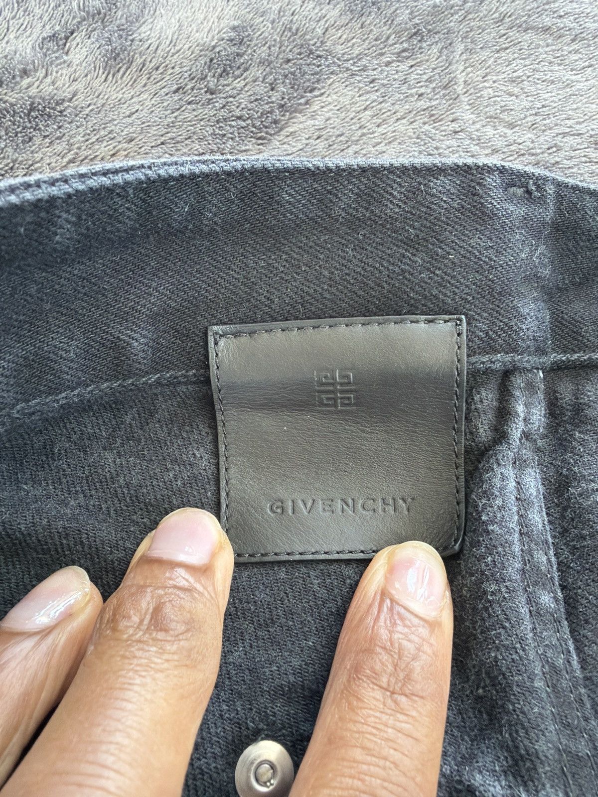 Givenchy Givenchy black denim reflective Size US 34 / EU 50 - 4 Thumbnail