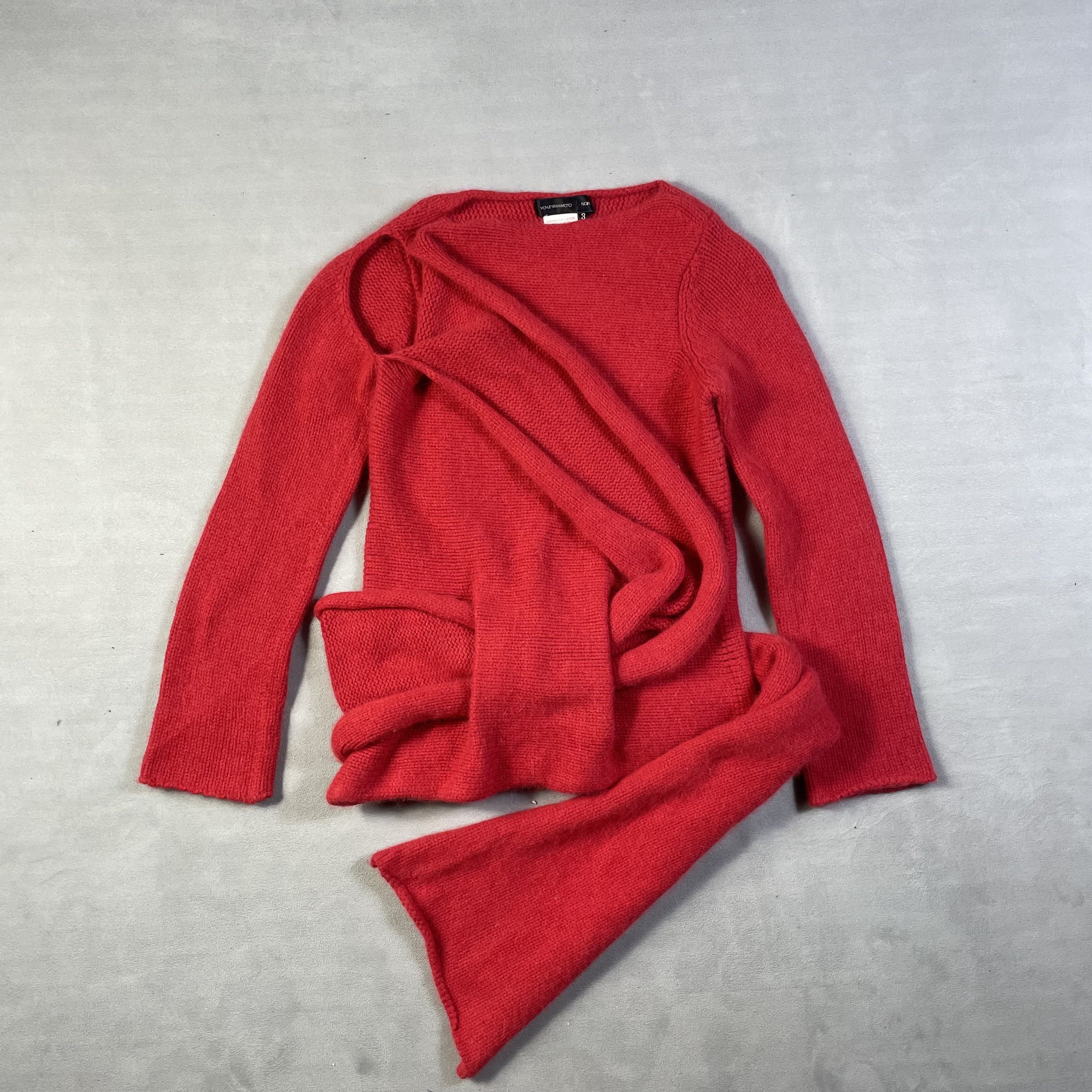 Yohji Yamamoto YOHJI YAMAMOTO +NOIR WOOL LONGSLEEVE Size S / US 4 / IT 40 - 1 Thumbnail
