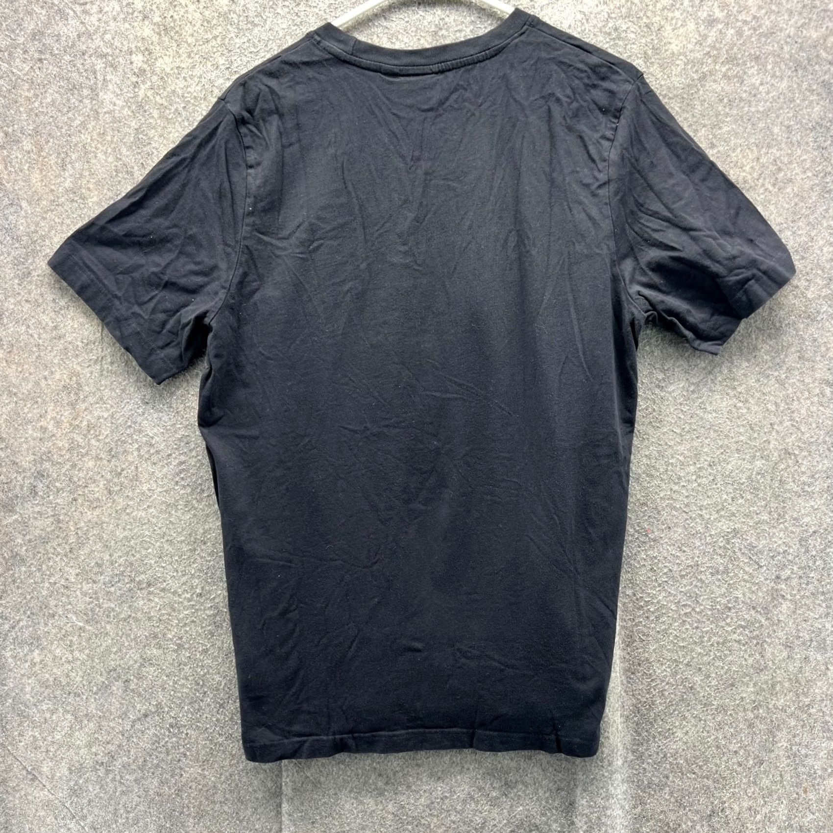 Adidas Adidas Shirt Mens Large Black Crewneck Big Trefoil Logo Cotton Casual Tee Size US L / EU 52-54 / 3 - 2 Thumbnail