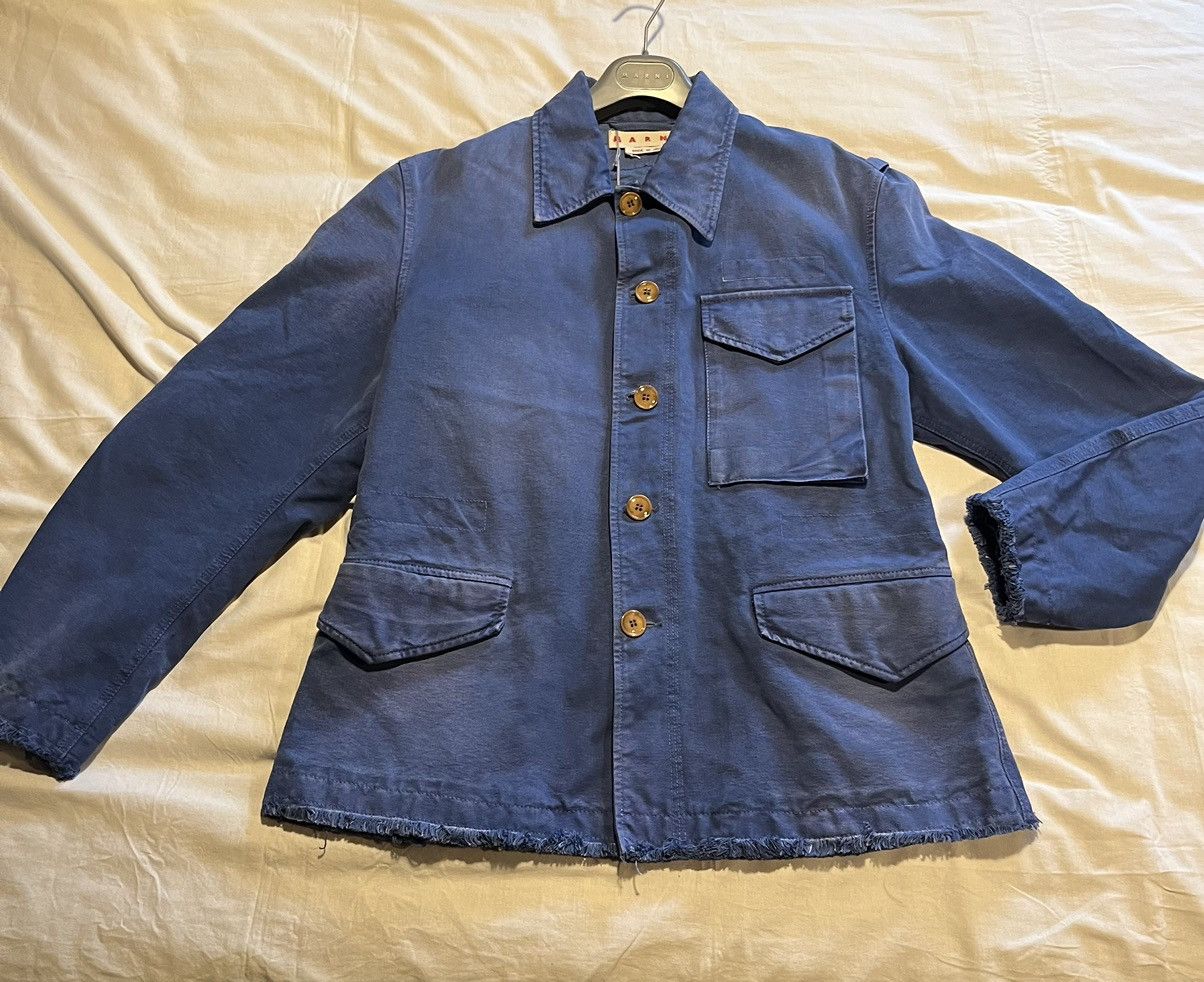 Marni Marni blue heavy denim jacket. Size US M / EU 48-50 / 2 - 2 Thumbnail